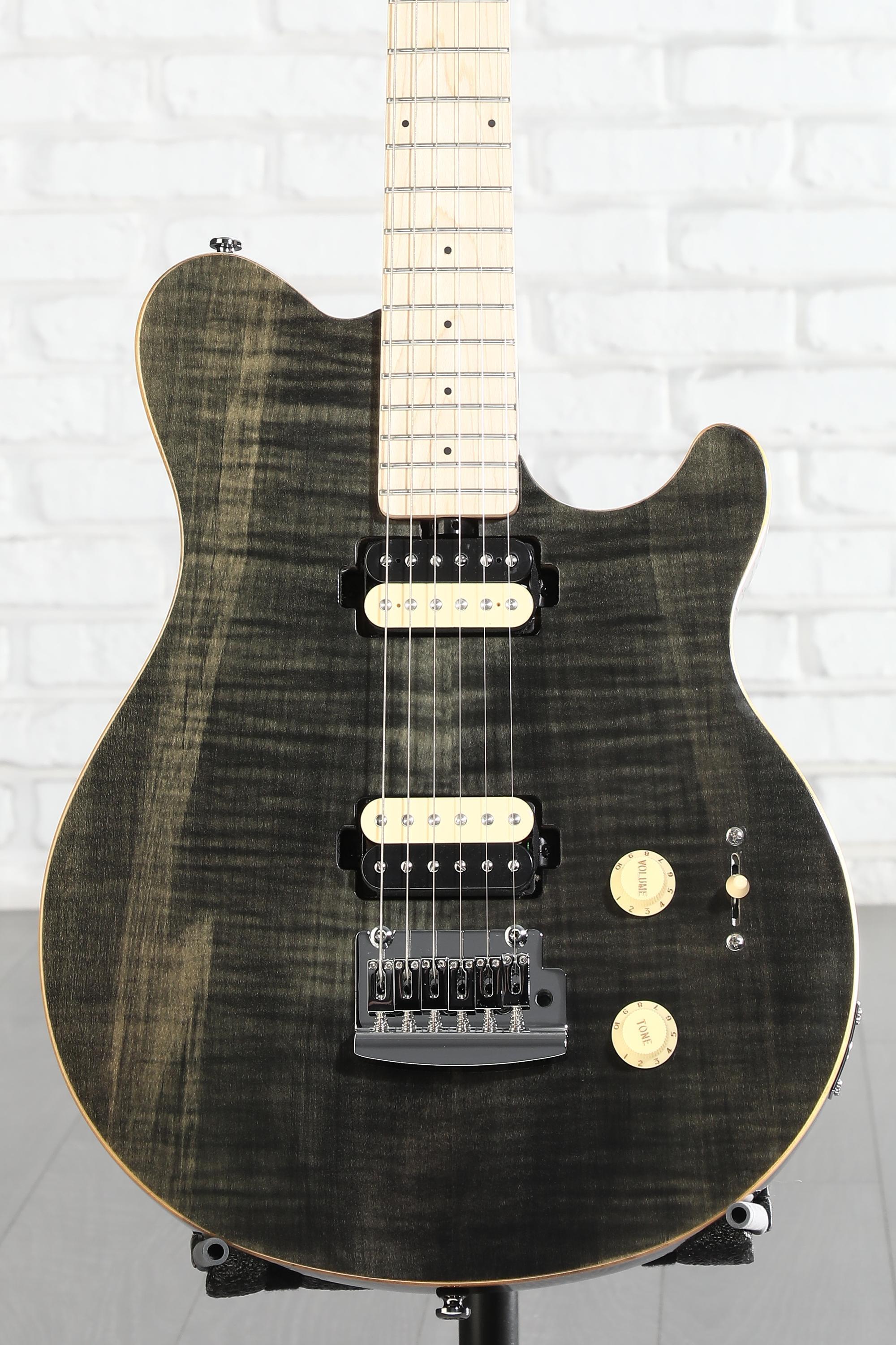 Sterling By Music Man Axis Flame Maple Electric Guitar - Trans