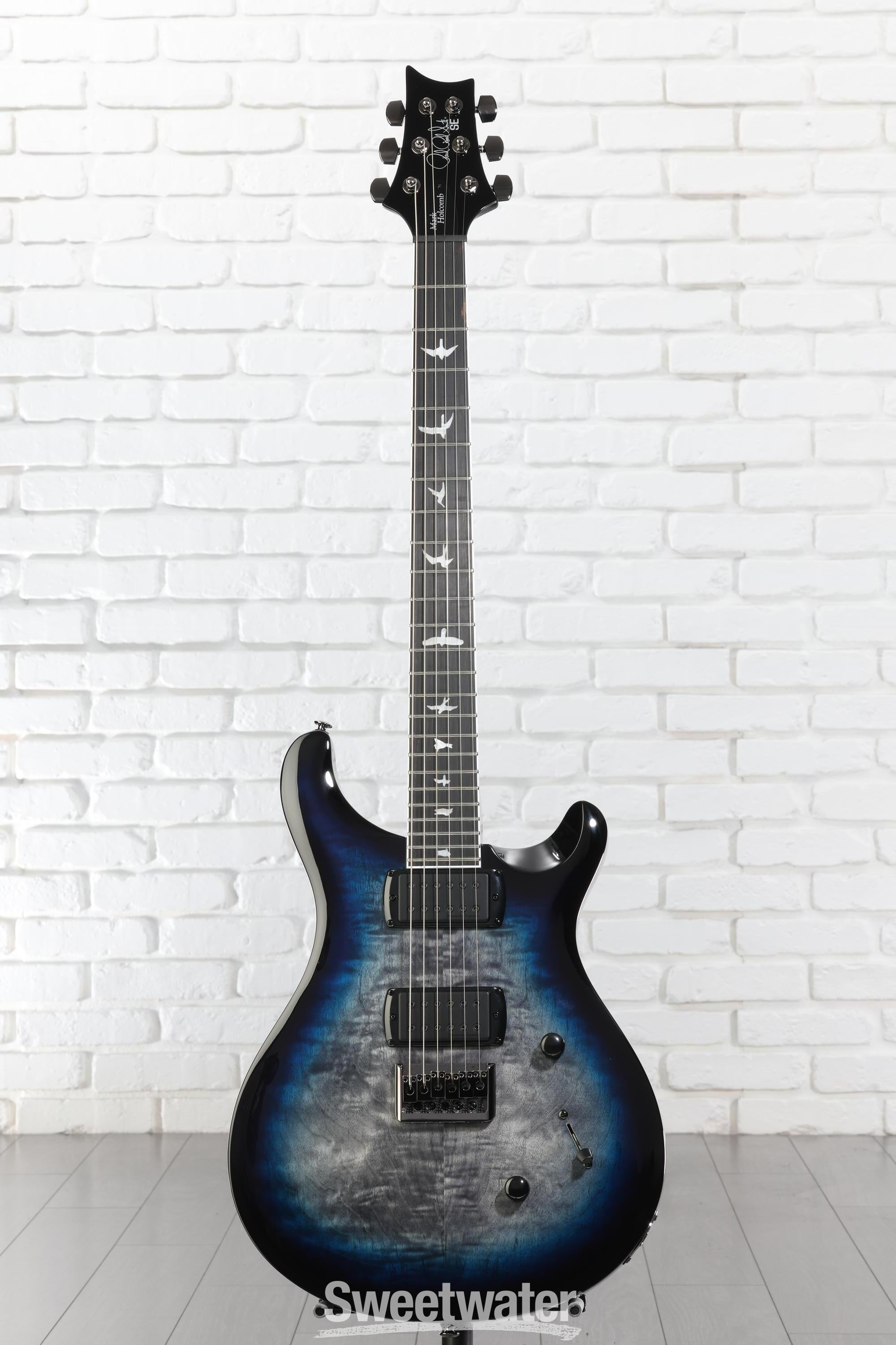 ギター prs se mark holcomb up grade! PRS SE Mark Holcomb Signature Electric Guitar - Holcomb Blue Burst
