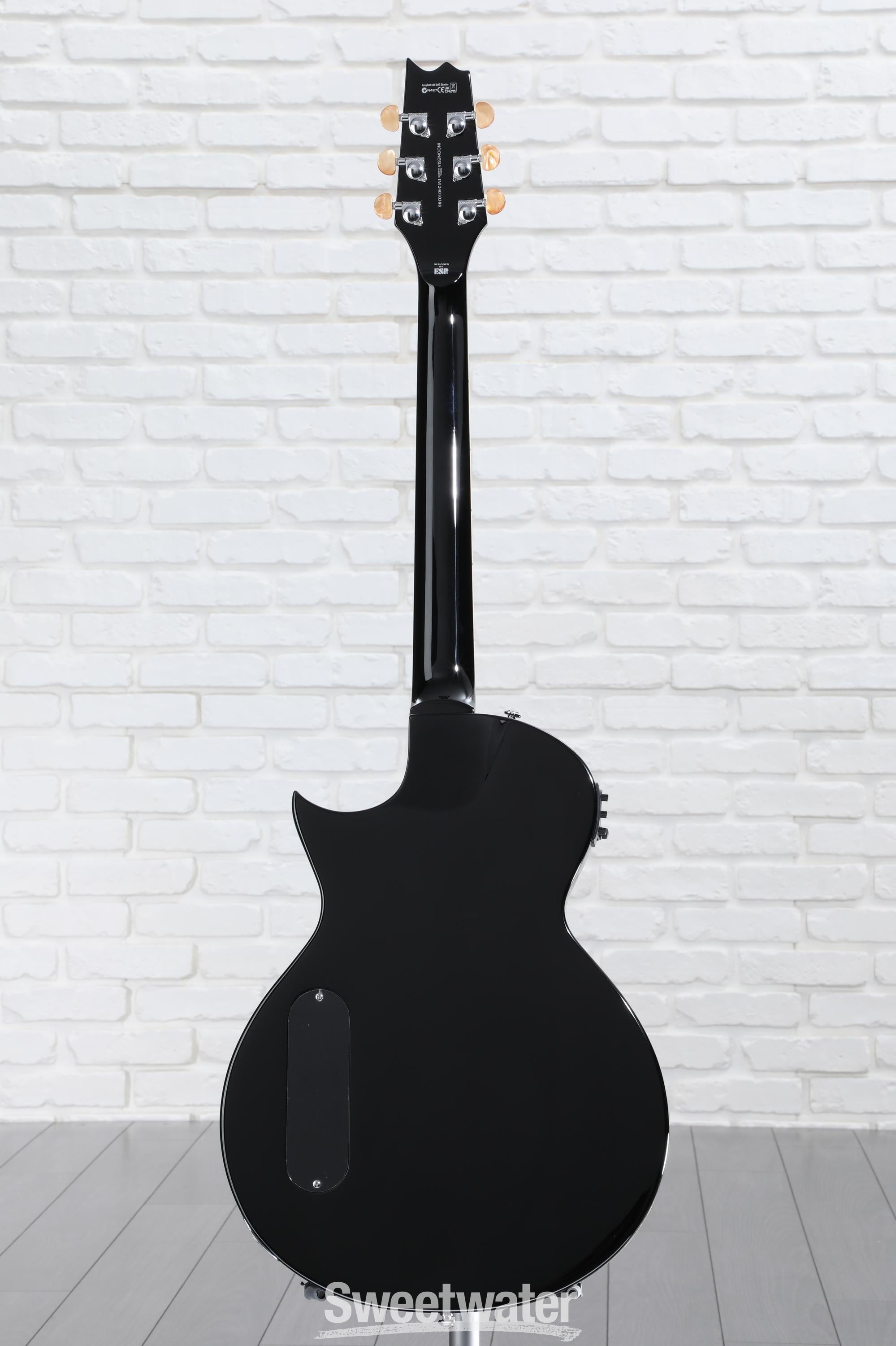 ESP LTD TL-6 Acoustic-electric Guitar - Black | Sweetwater