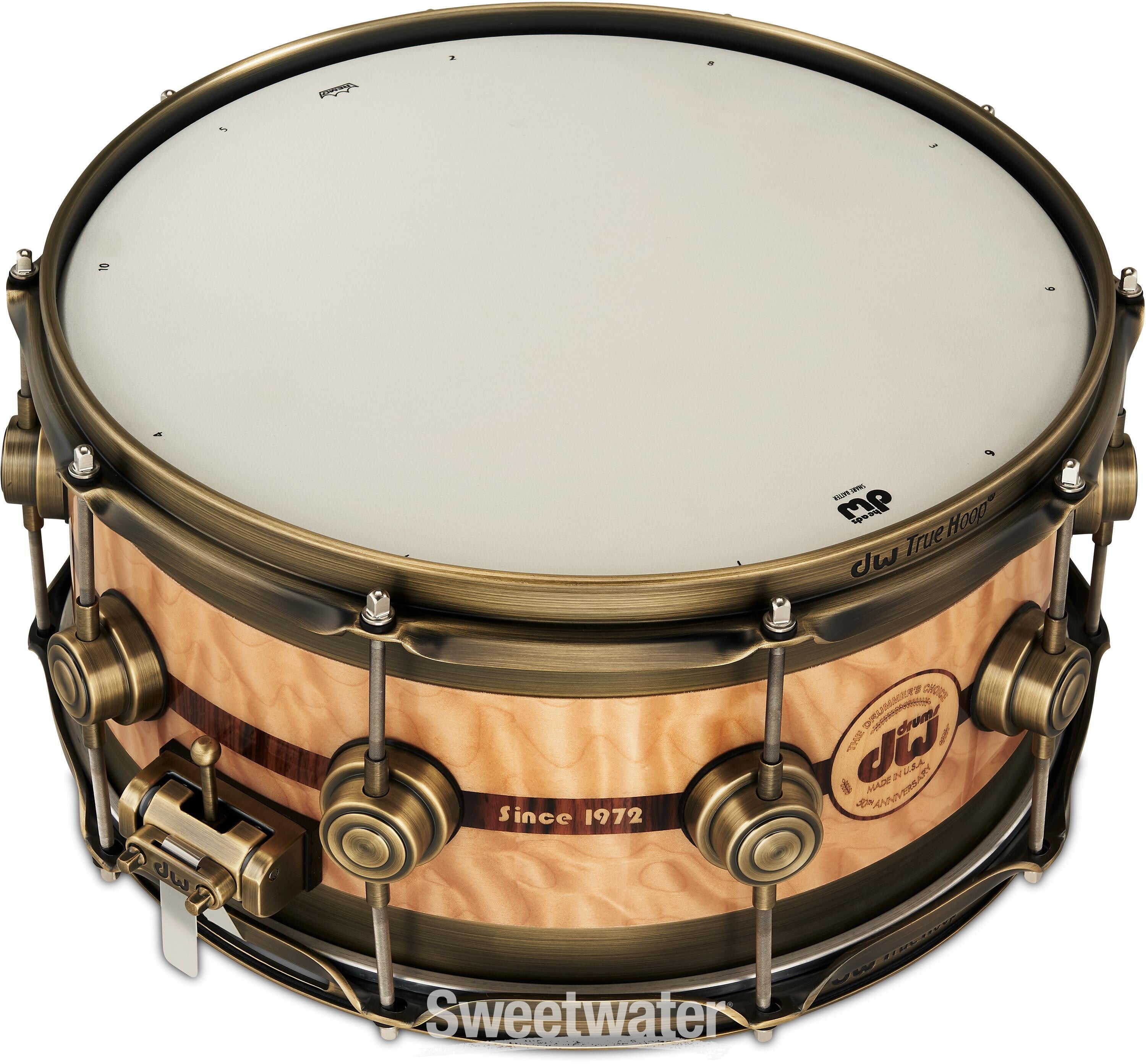 DW 50th Anniversary Edge 6.5 x 14-inch Snare Drum - Quilted Maple