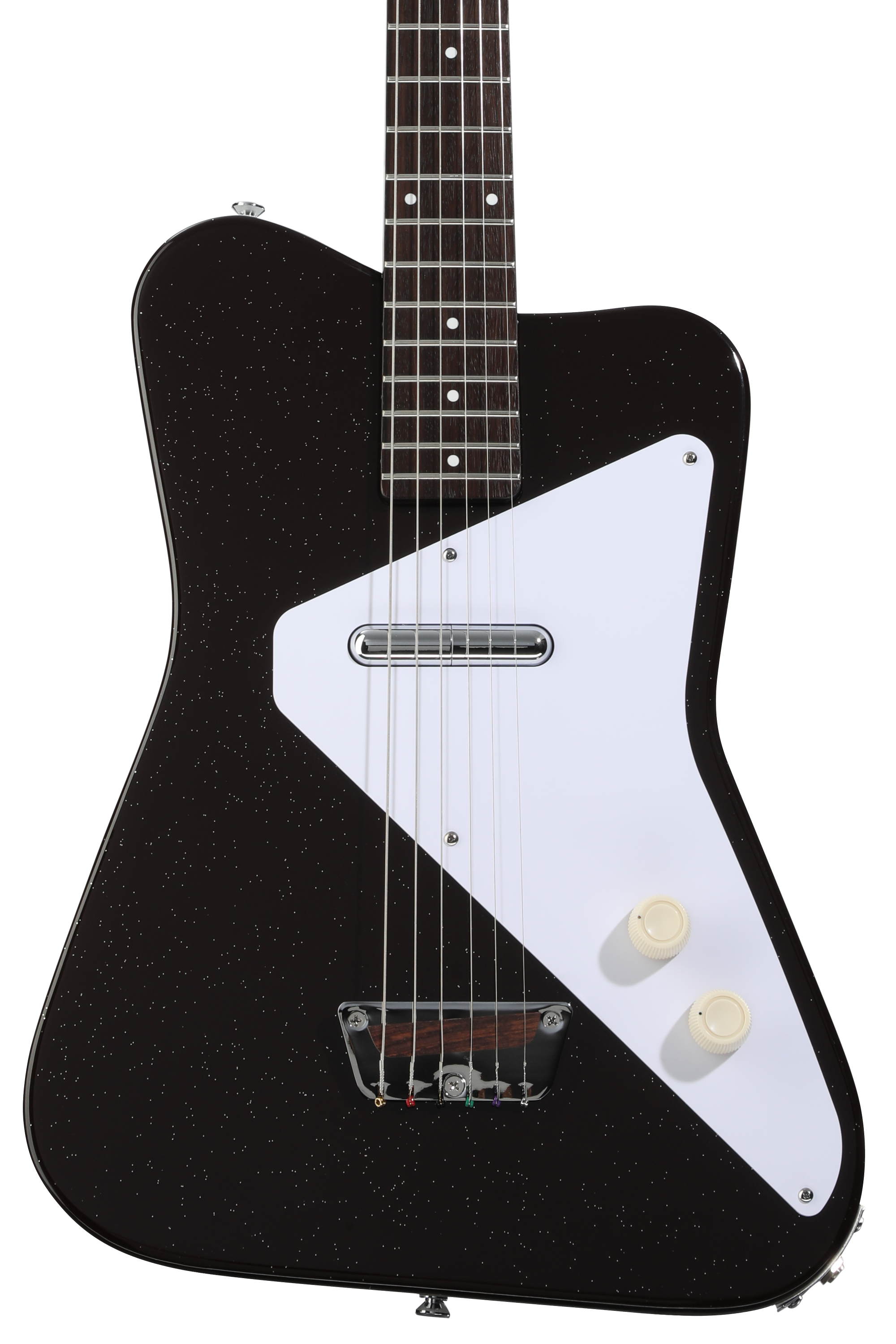 Danelectro Pro Electric Guitar - Maroon with Silver Glitter