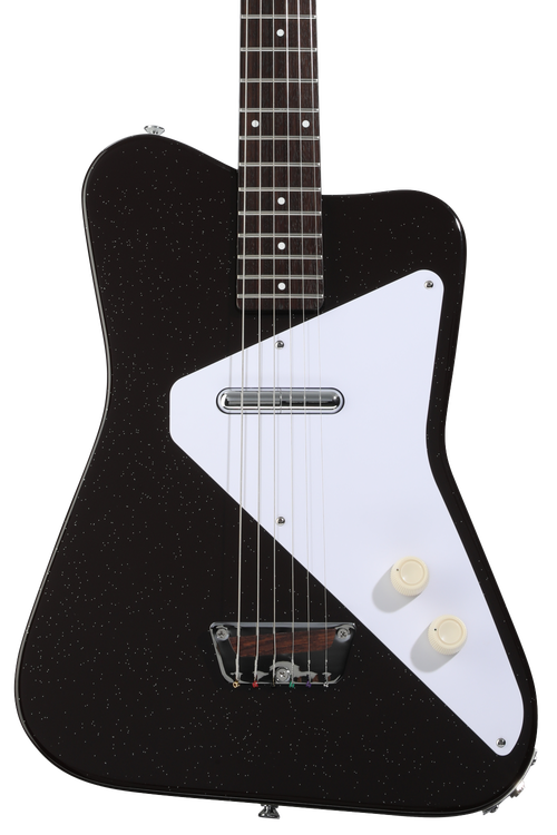 Danelectro Pro Electric Guitar - Maroon with Silver Glitter
