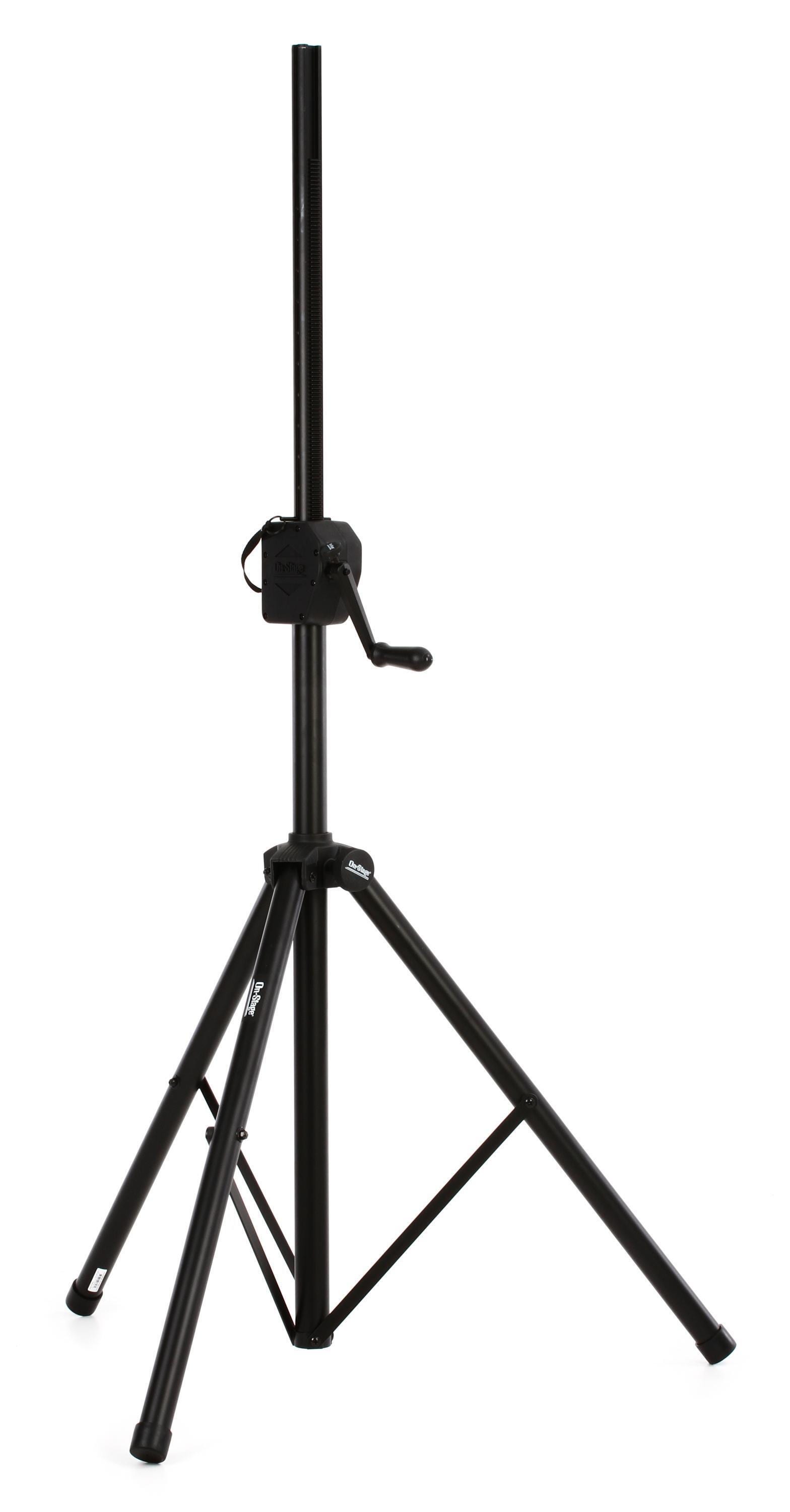 On-Stage SS8800B+ Power Crank-up Speaker Stand | Sweetwater