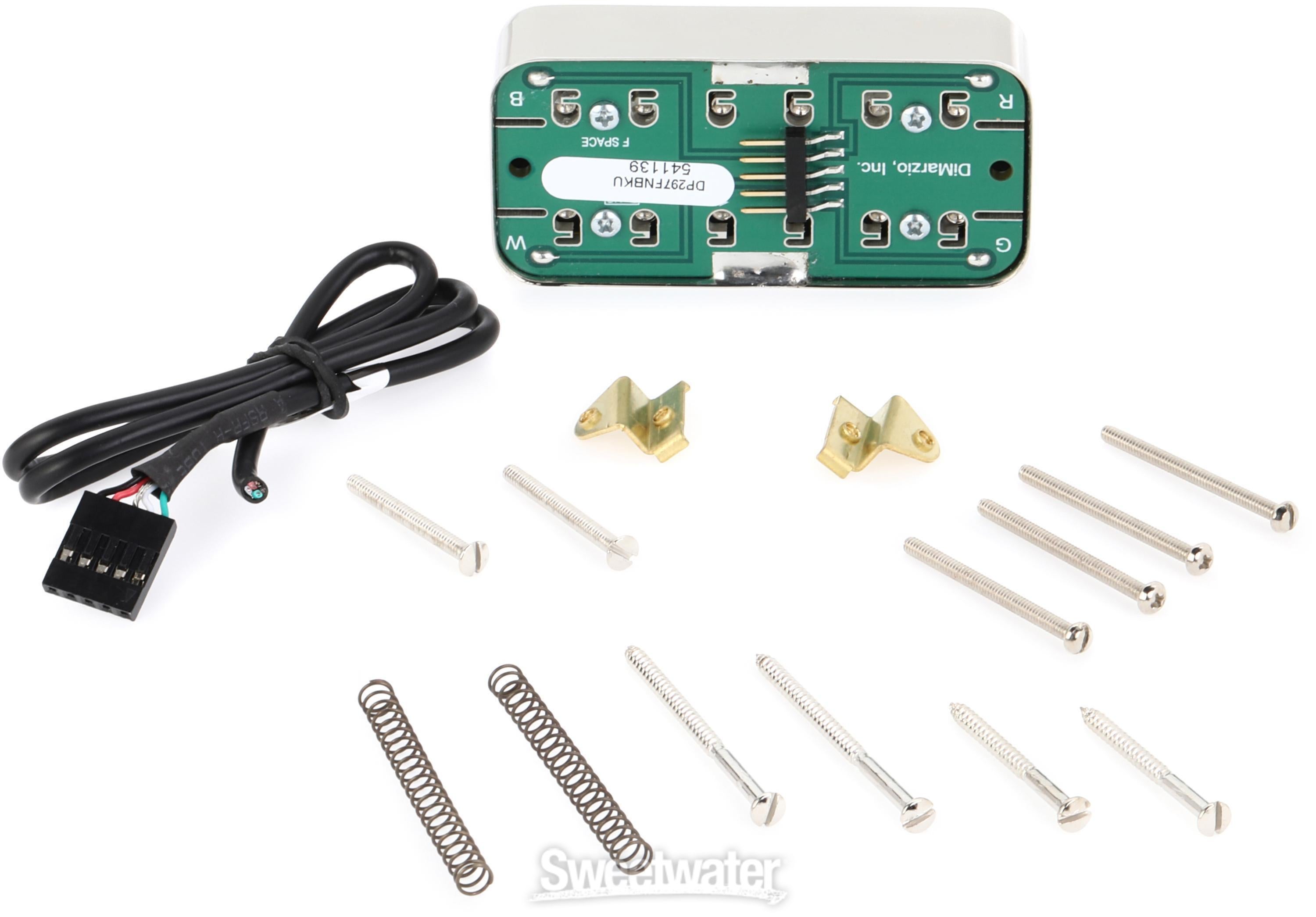 DiMarzio Super Distor'Tron F-spaced Humbucker Pickup - Nickel