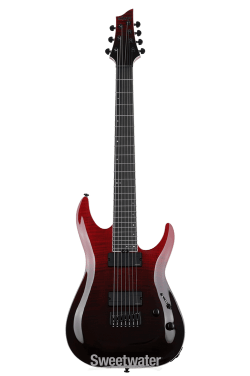 Schecter C-7 SLS Elite 7-string Electric Guitar - Blood Burst
