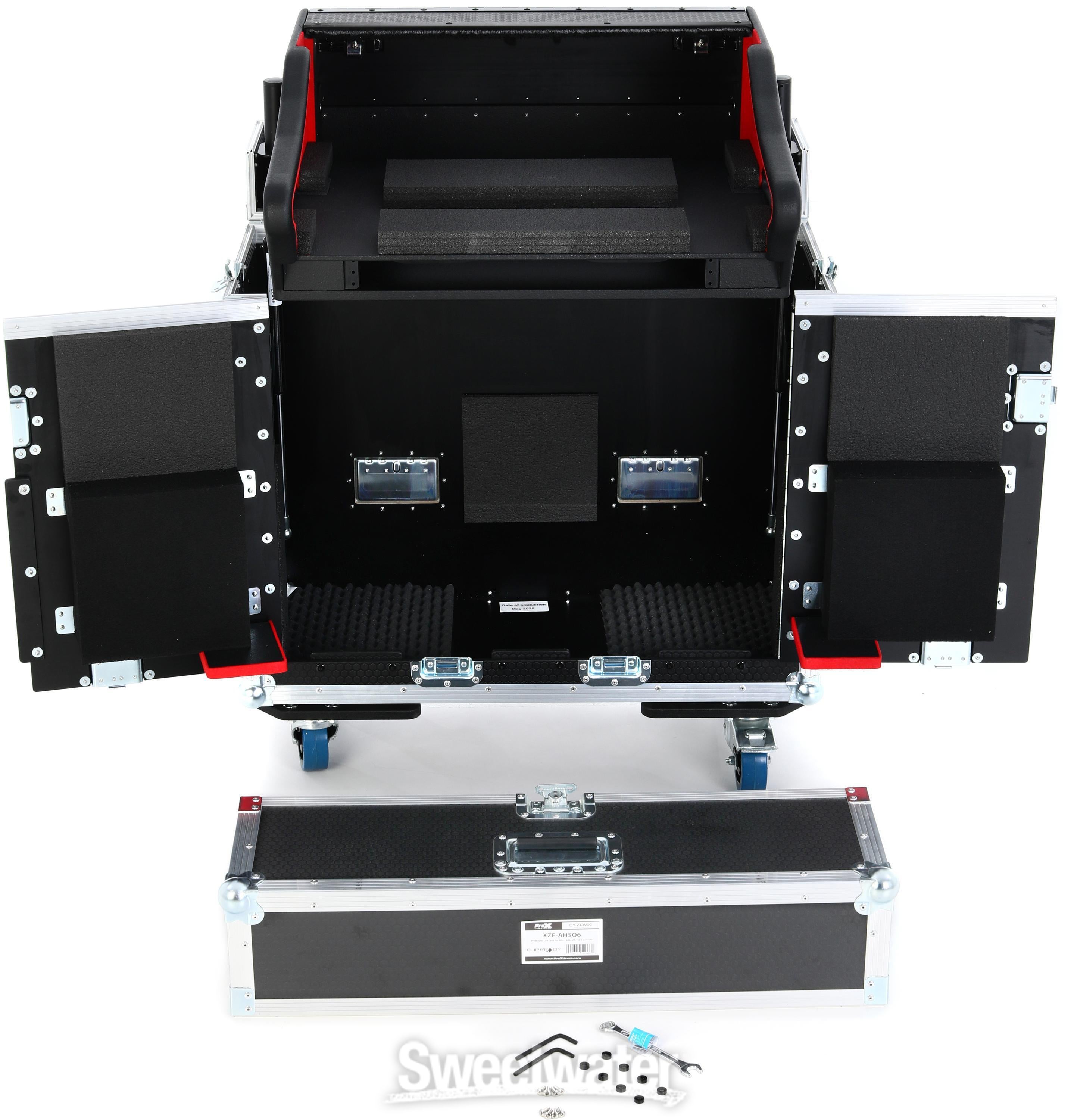 ProX ZCase Flip-Ready Hydraulic Console Case for Allen & Heath SQ