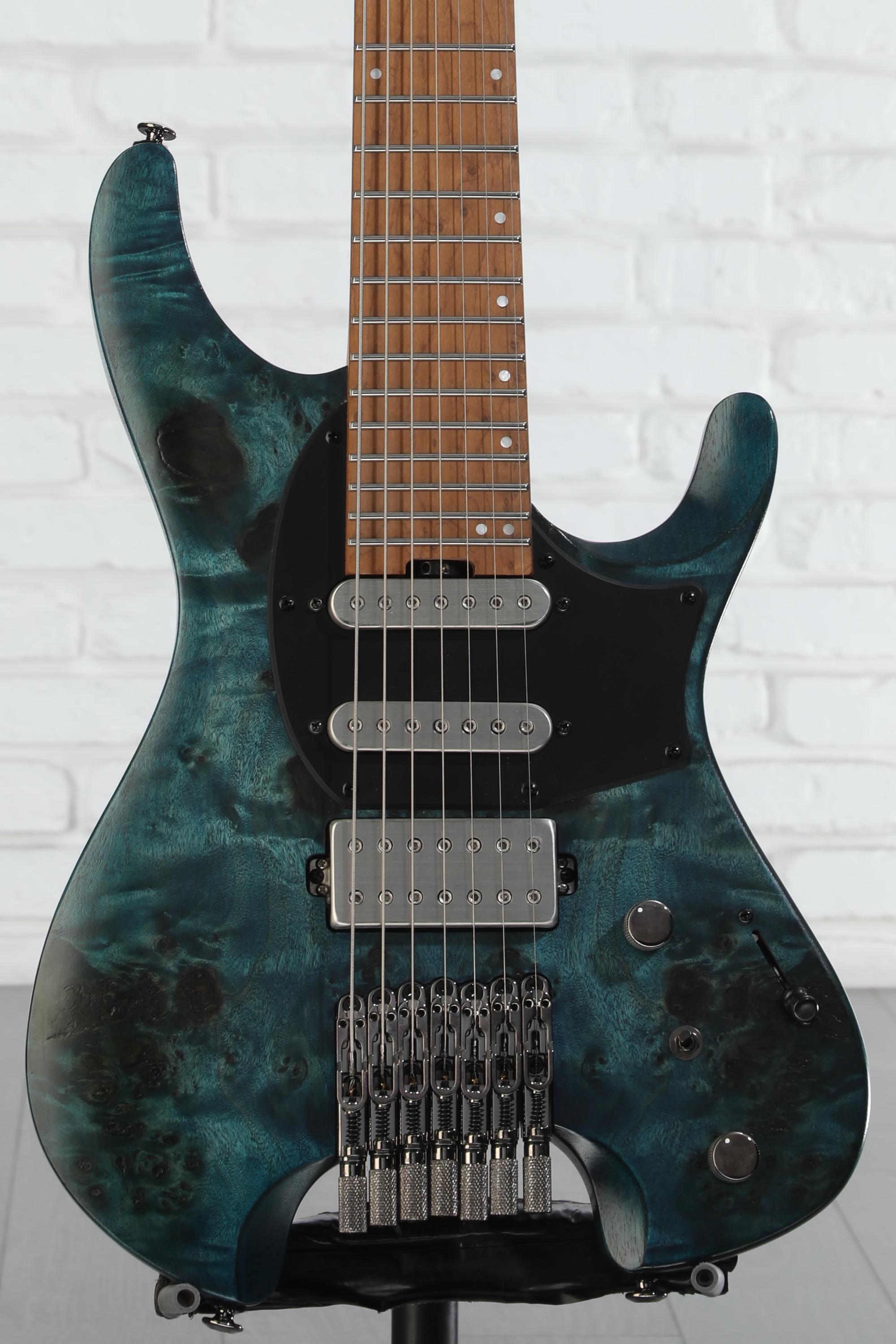 Ibanez Q547PB 7-string Electric Guitar - Cosmic Blue Low