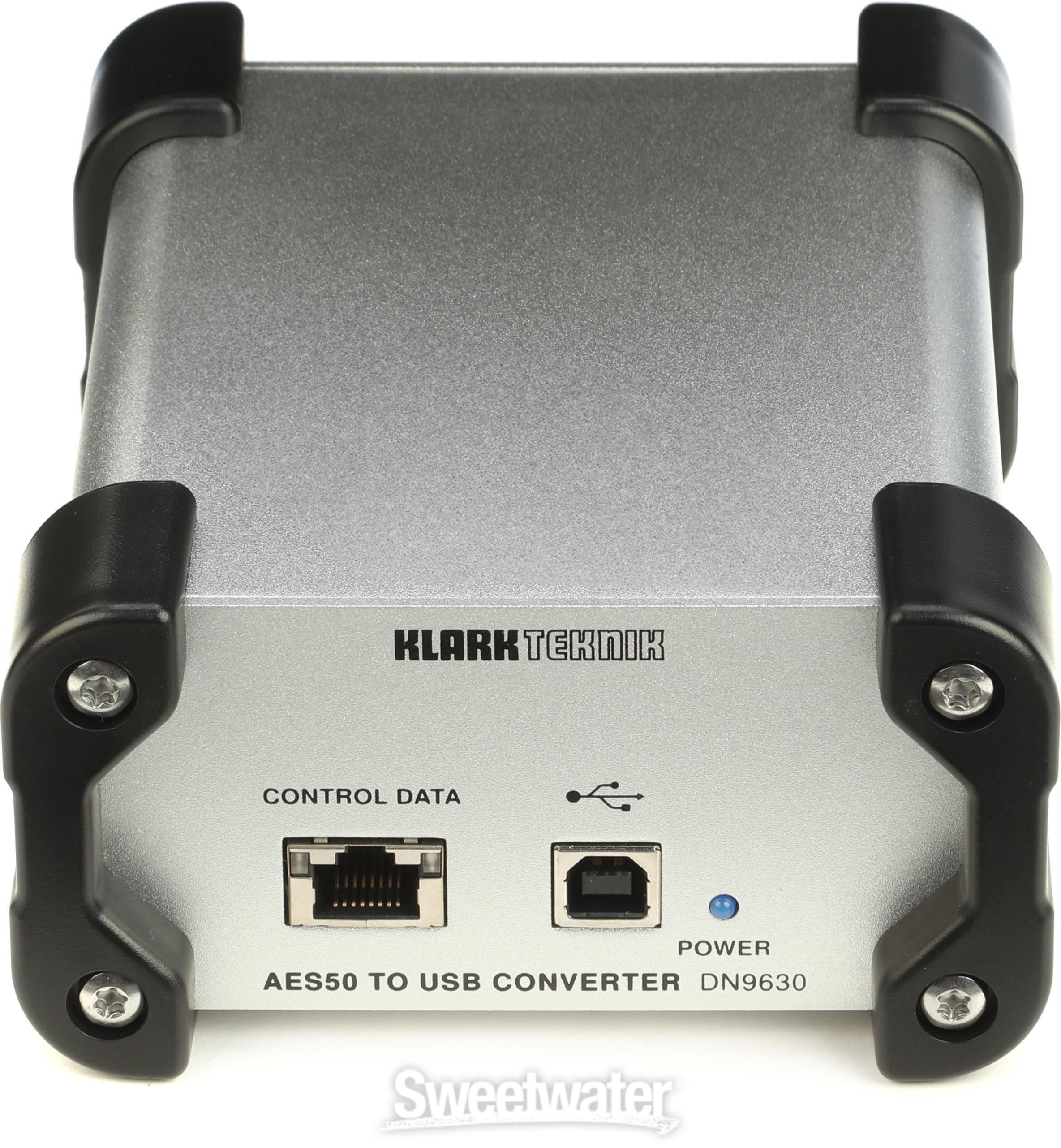 KLARK TEKNIK DN9630 動作品 Klark Teknik DN9630 AES50 to USB 2.0 Converter | Sweetwater