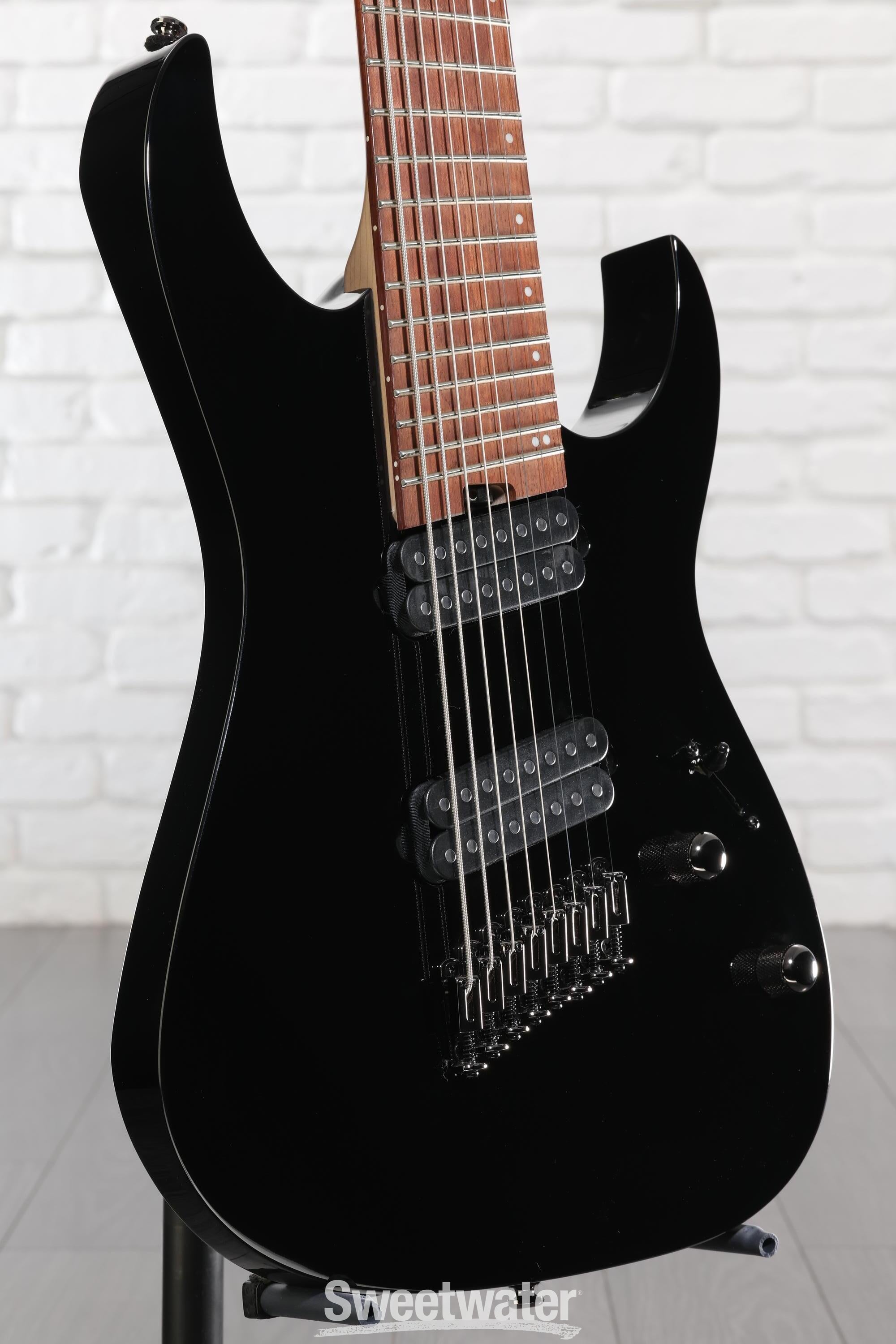 Photo of Ibanez RG Standard RGMS8 Multi-scale 8-string Electric Guitar - Black