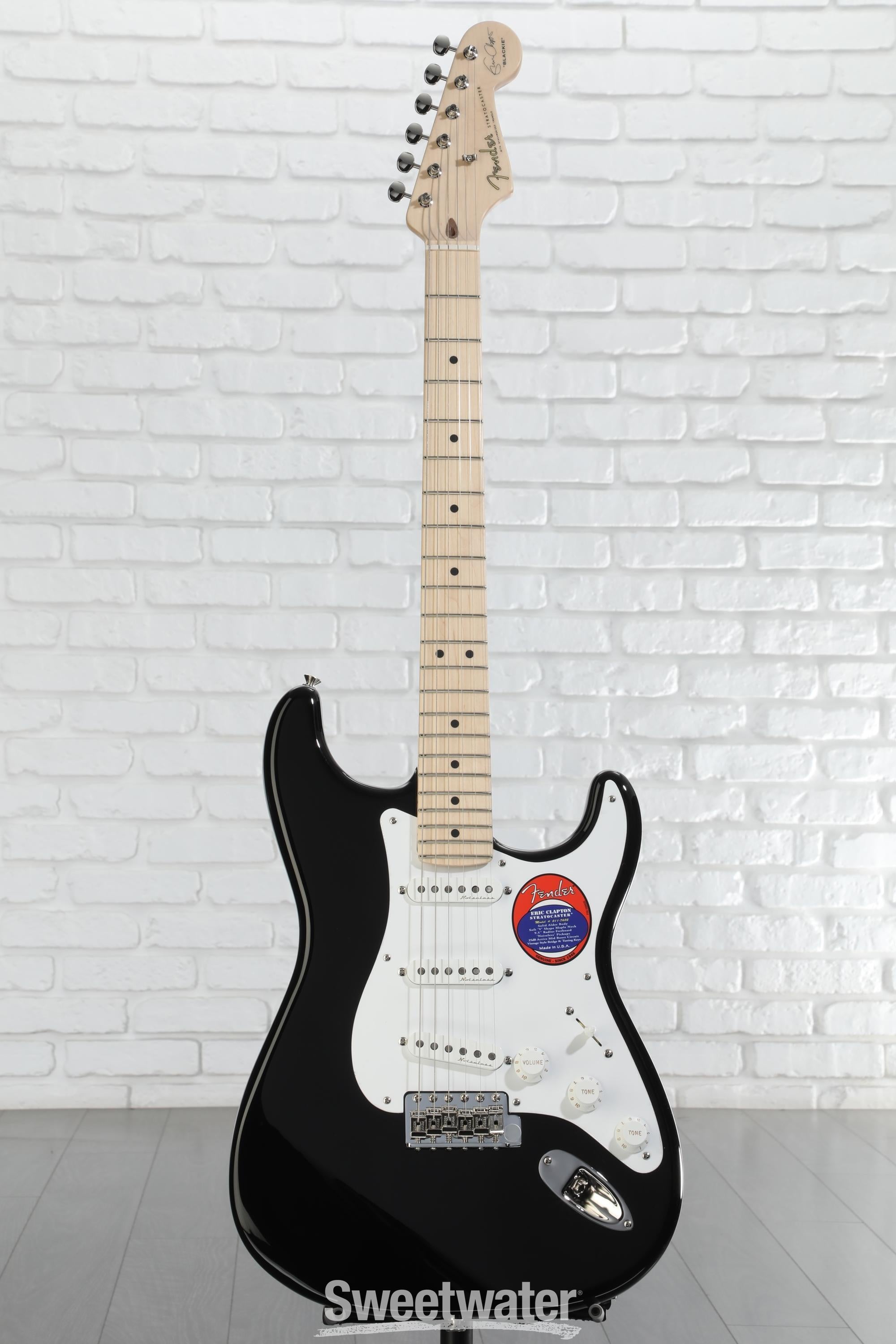 ギター Fender Stratocaster Eric clapton Blackie Fender Stratocaster Eric Clapton Signature Blackie Solid