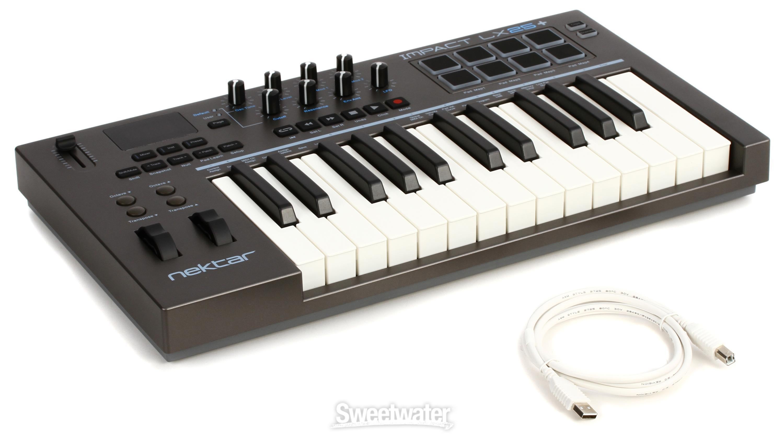 Nektar Impact LX25+ 25-key Keyboard Controller | Sweetwater