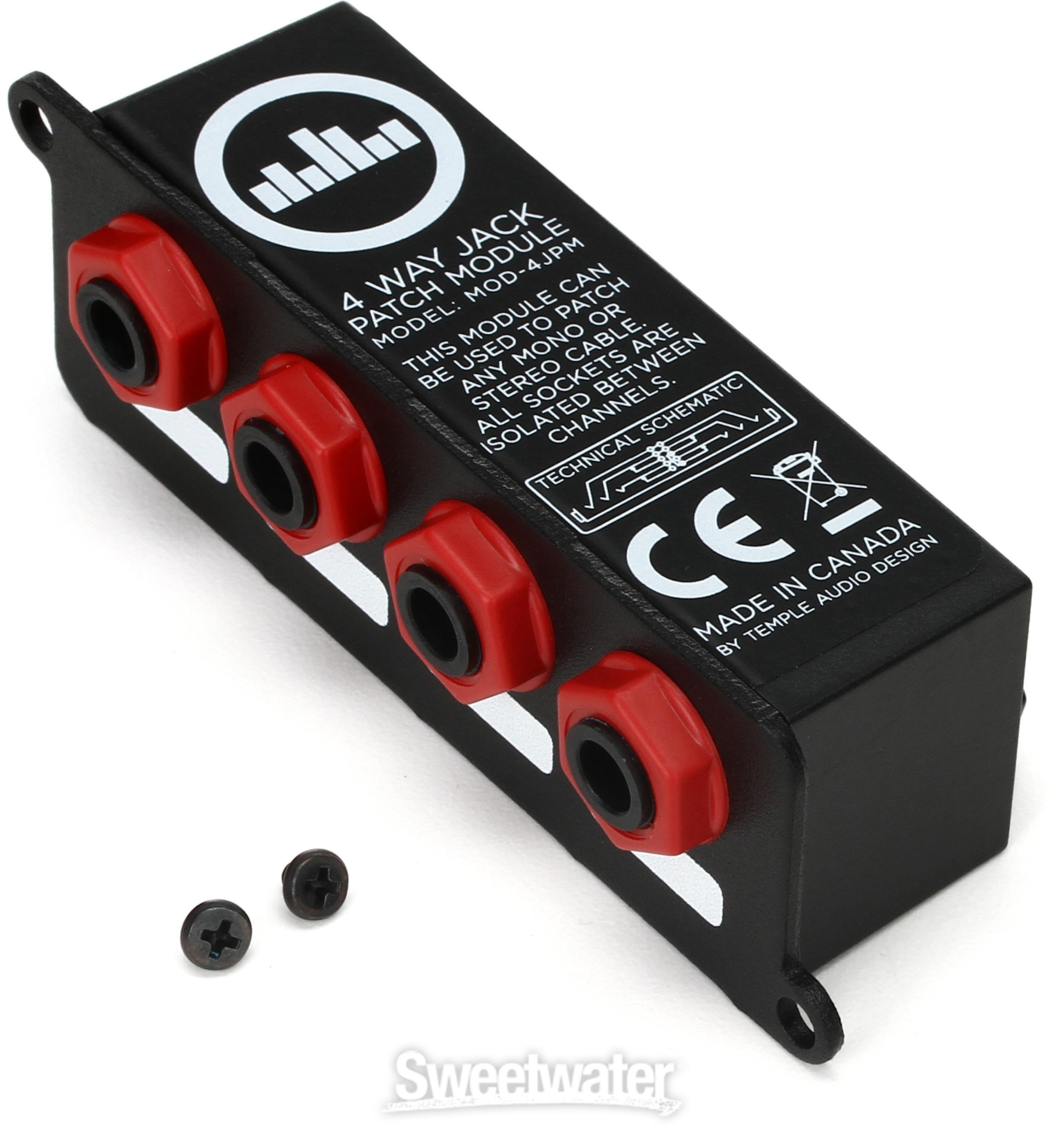 Temple Audio 4-Way Jack Patch Module Reviews | Sweetwater