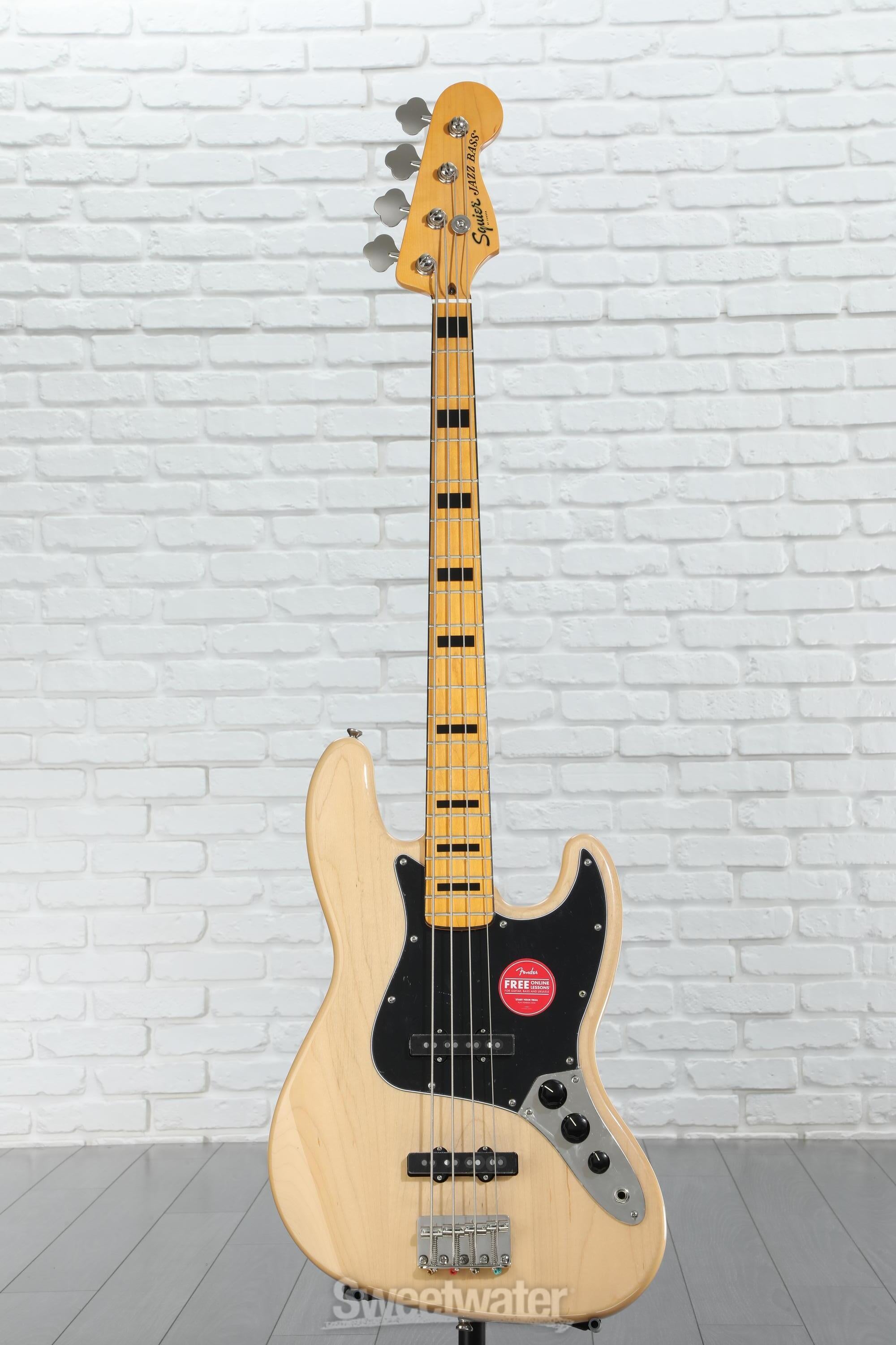 Squier Classic Vibe '70s Jazz Bass - Natural | Sweetwater