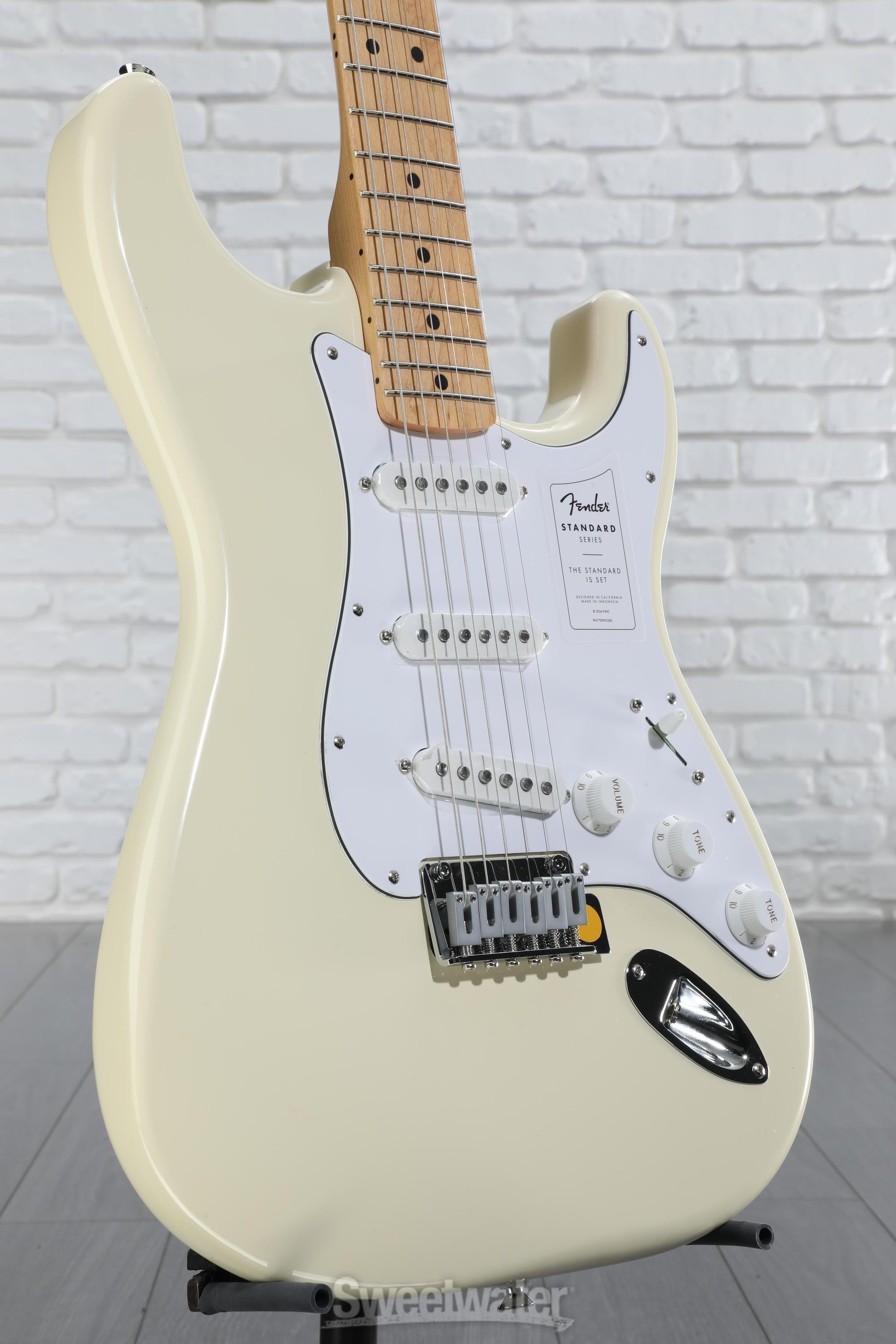 Fender Standard Stratocaster Electric Guitar - Olympic White