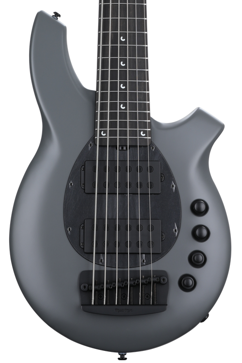 Ernie Ball Music Man Bongo 6HH Electric Bass Guitar - Titan Gray