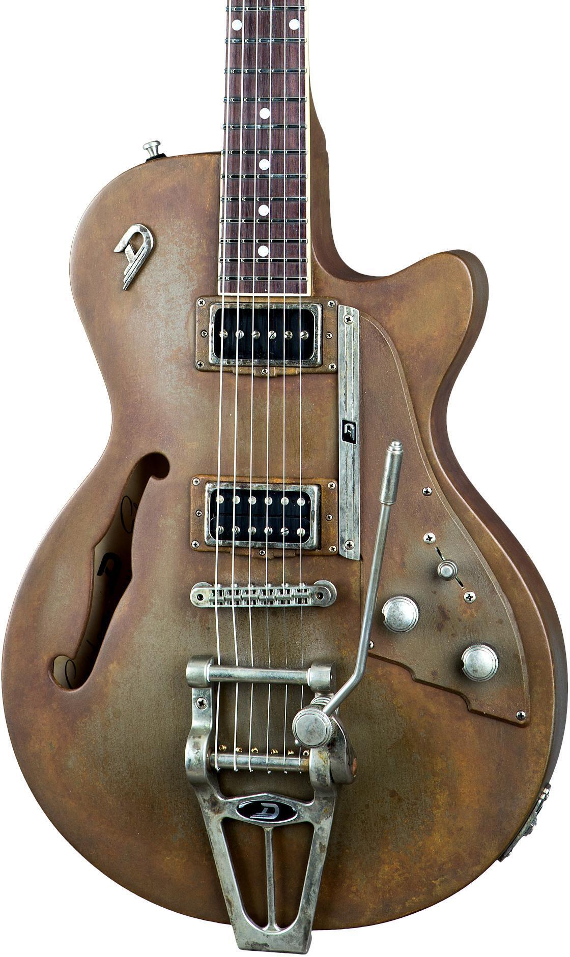 Duesenberg Starplayer TV Semihollowbody Electric Guitar Rusty Steel