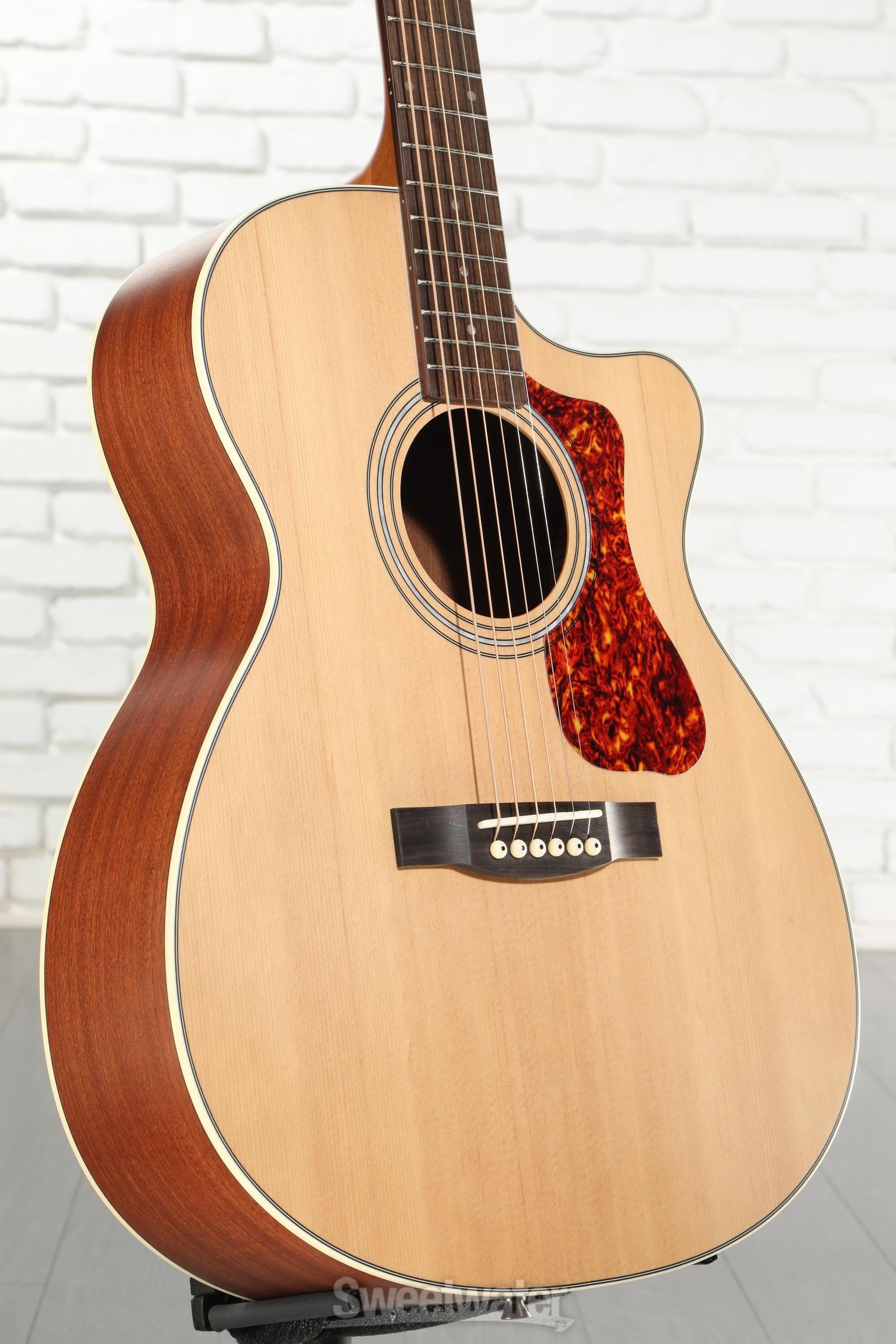 Guild OM-240CE, Orchestra Acoustic-Electric Guitar - Natural