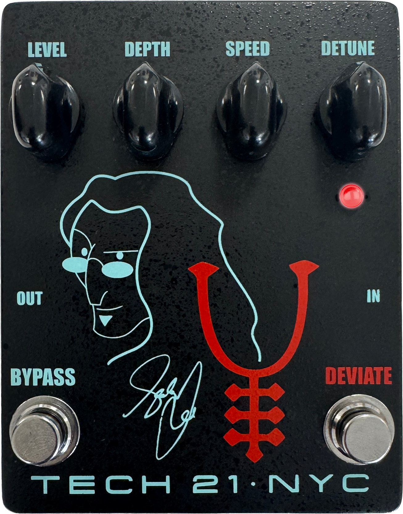 Tech 21 Red Ripper Bass Fuzz Pedal | Sweetwater