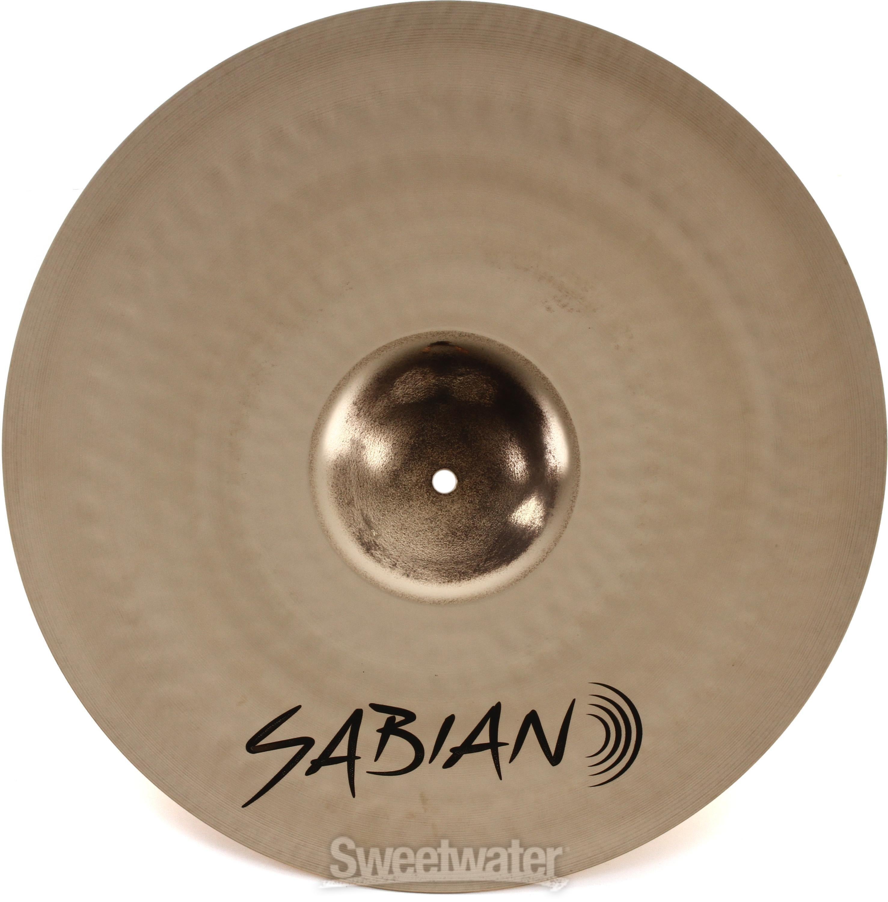 Sabian 18 inch AAX Medium Crash Cymbal - Brilliant Finish | Sweetwater