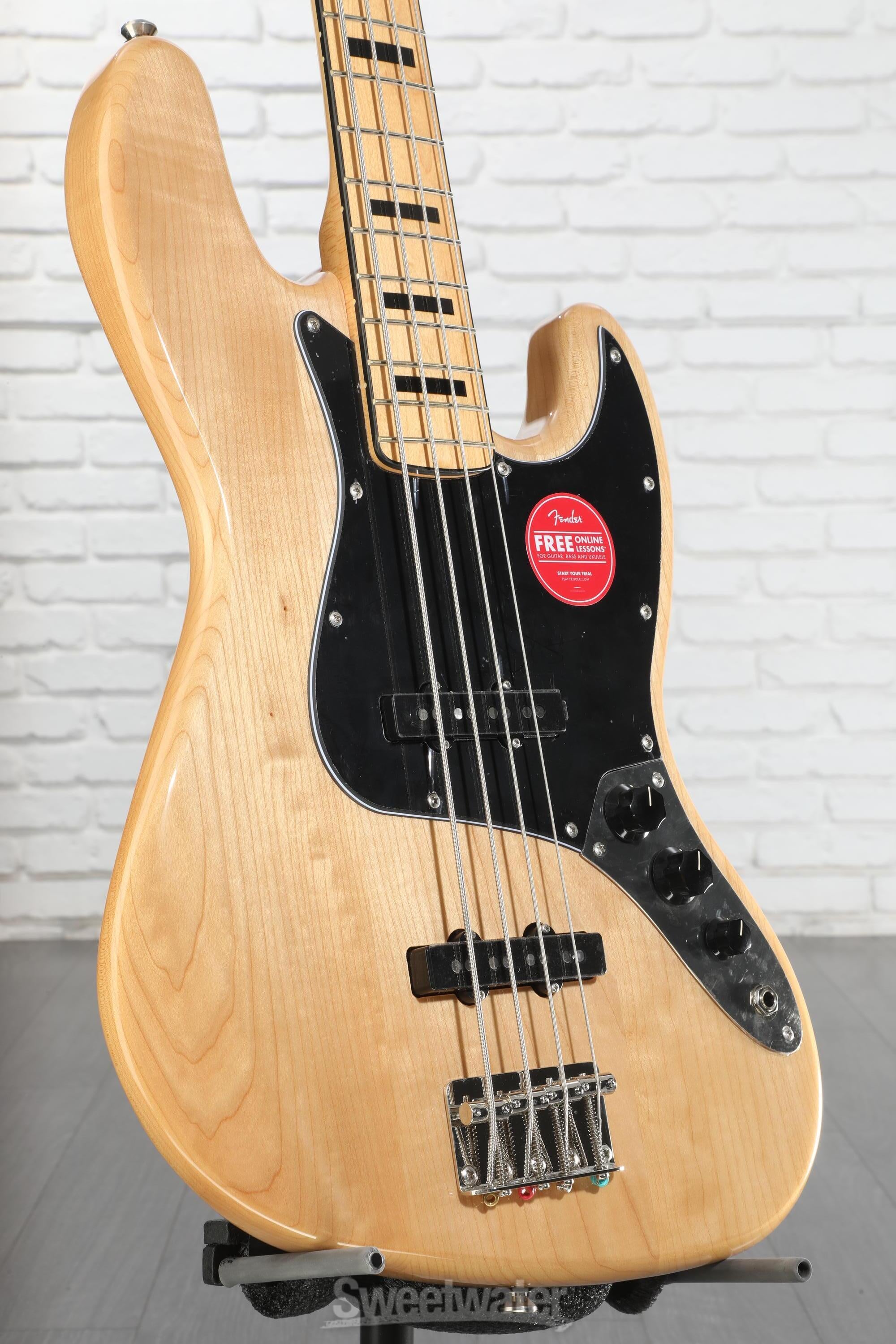 Squier Classic Vibe '70s Jazz Bass - Natural | Sweetwater