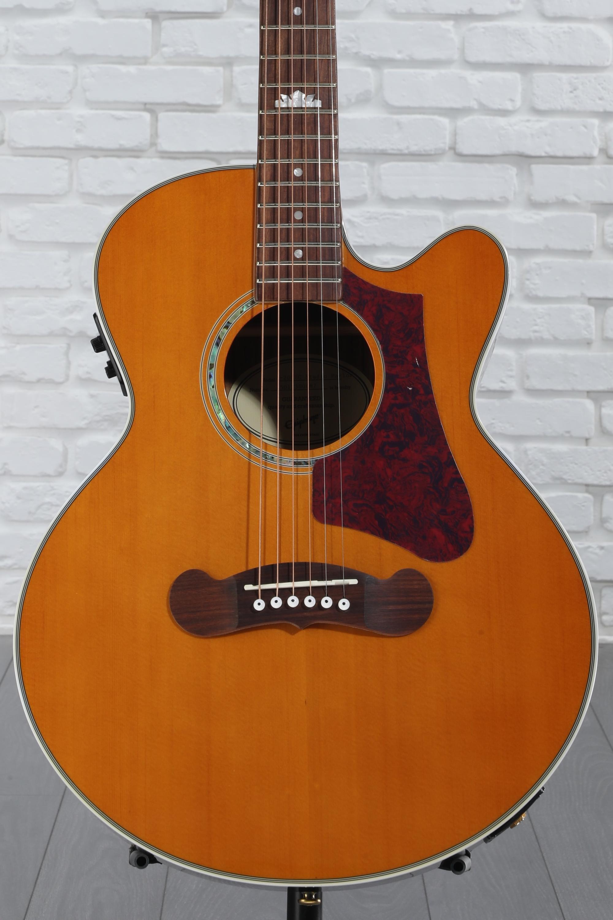 自信あり Epiphone EJ-200 ビンテージナチュラル Epiphone EJ-200 - Natural | Sweetwater