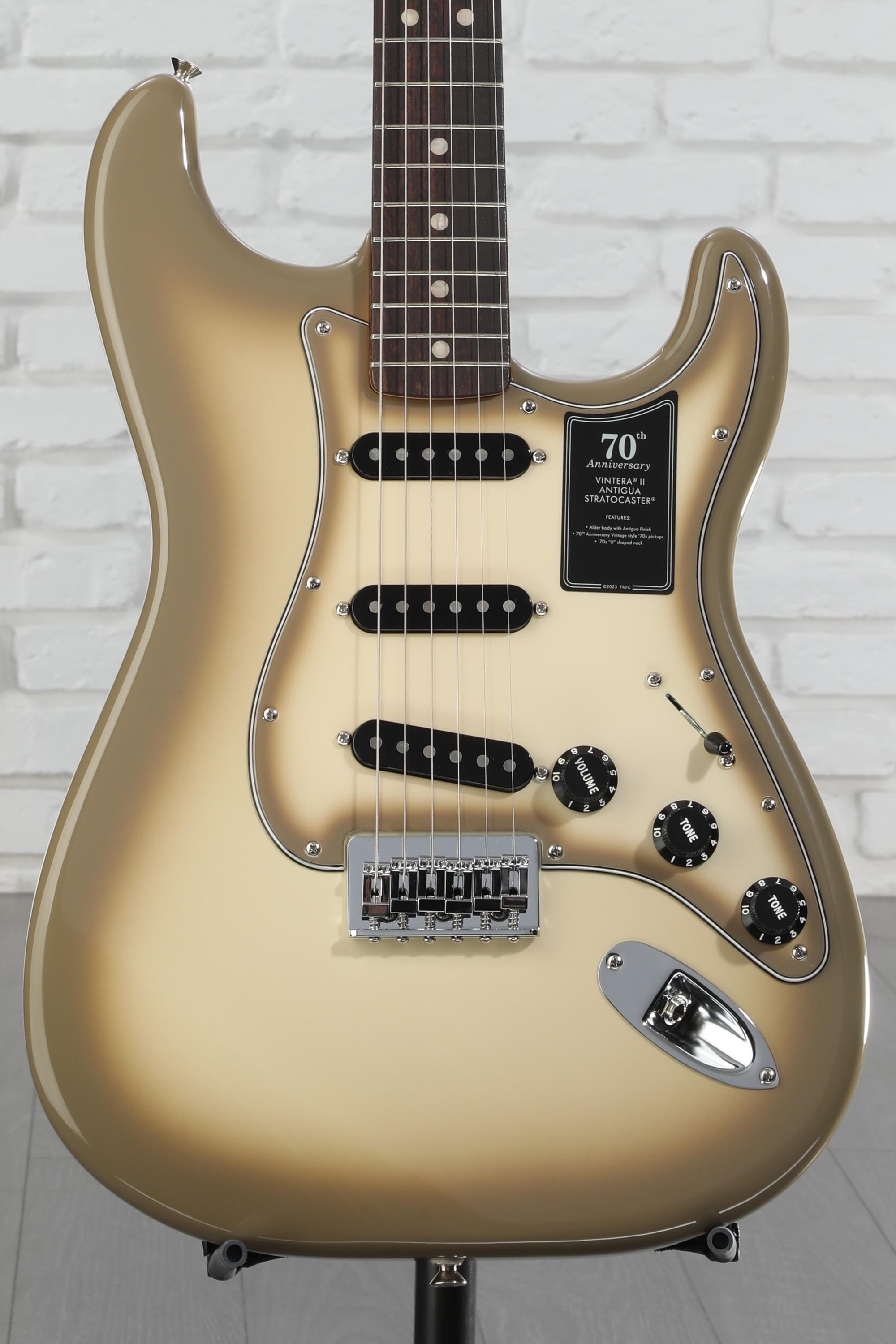 Fender 70th-anniversary Vintera II Antigua Stratocaster Electric Guitar - Antigua