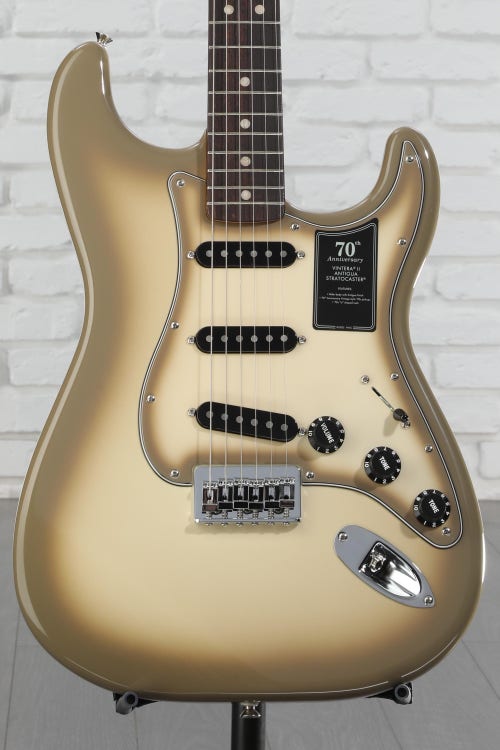 Fender 70th-anniversary Vintera II Antigua Stratocaster Electric Guitar - Antigua