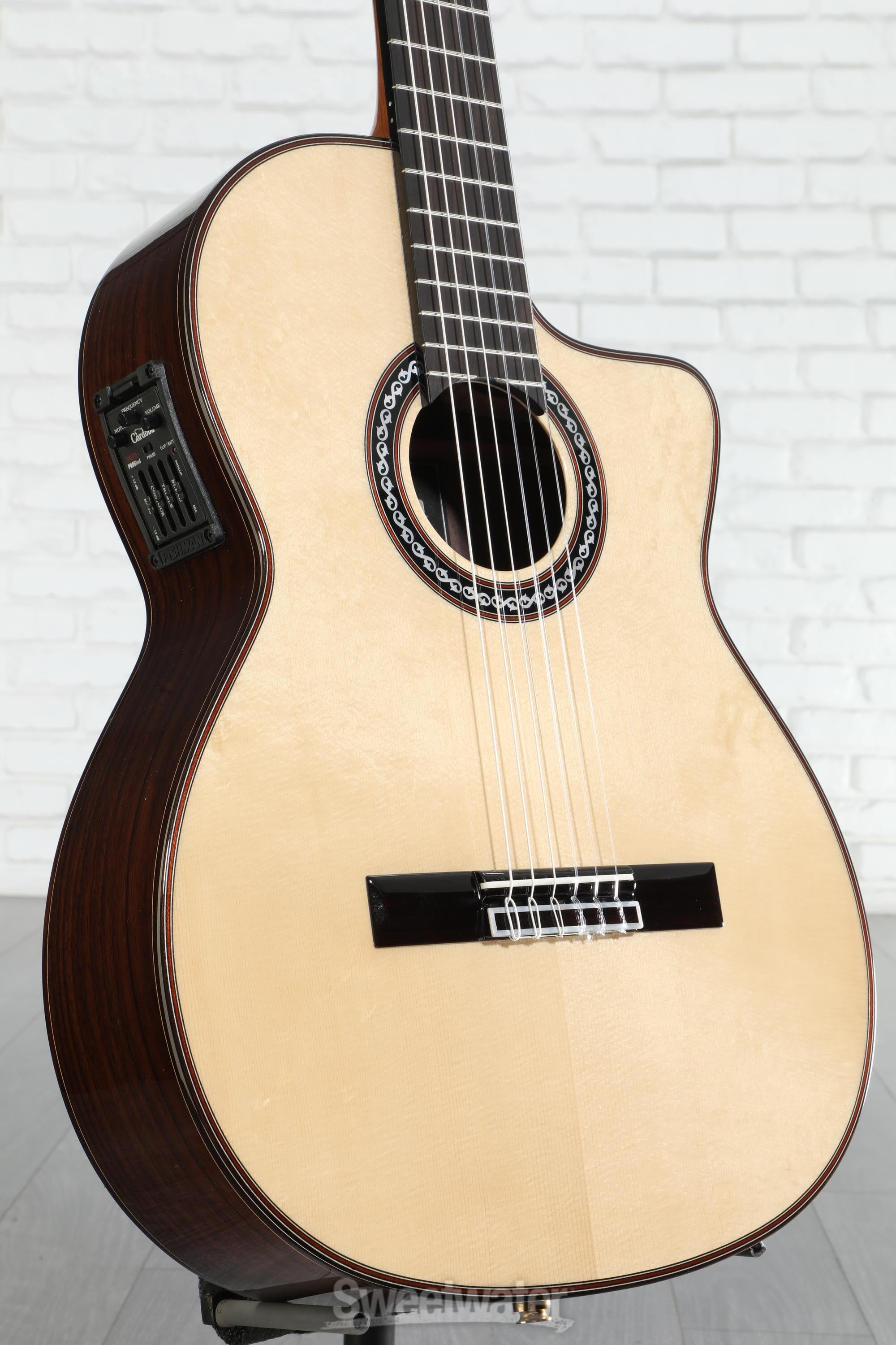 Cordoba GK Pro Negra Nylon String Acoustic-Electric Guitar