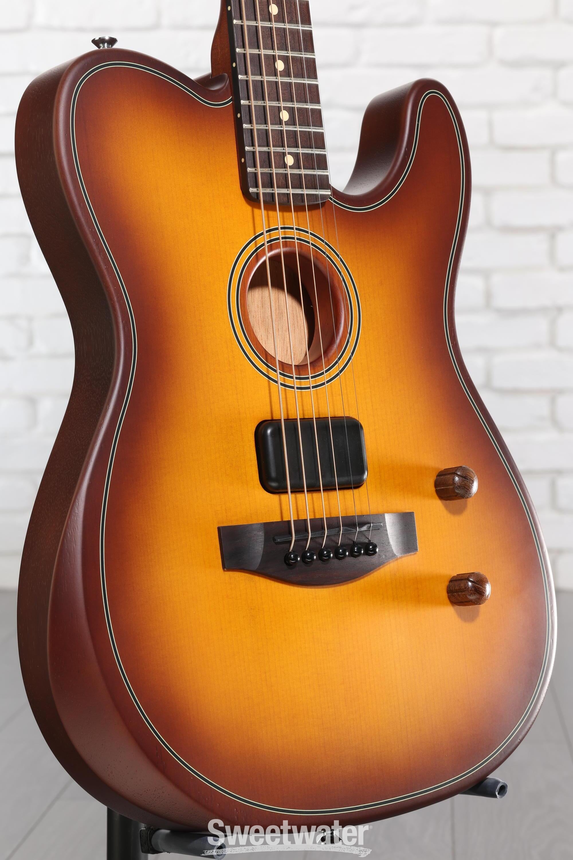 Photo of Fender Acoustasonic Standard Telecaster Acoustic-electric Guitar - Honey Burst