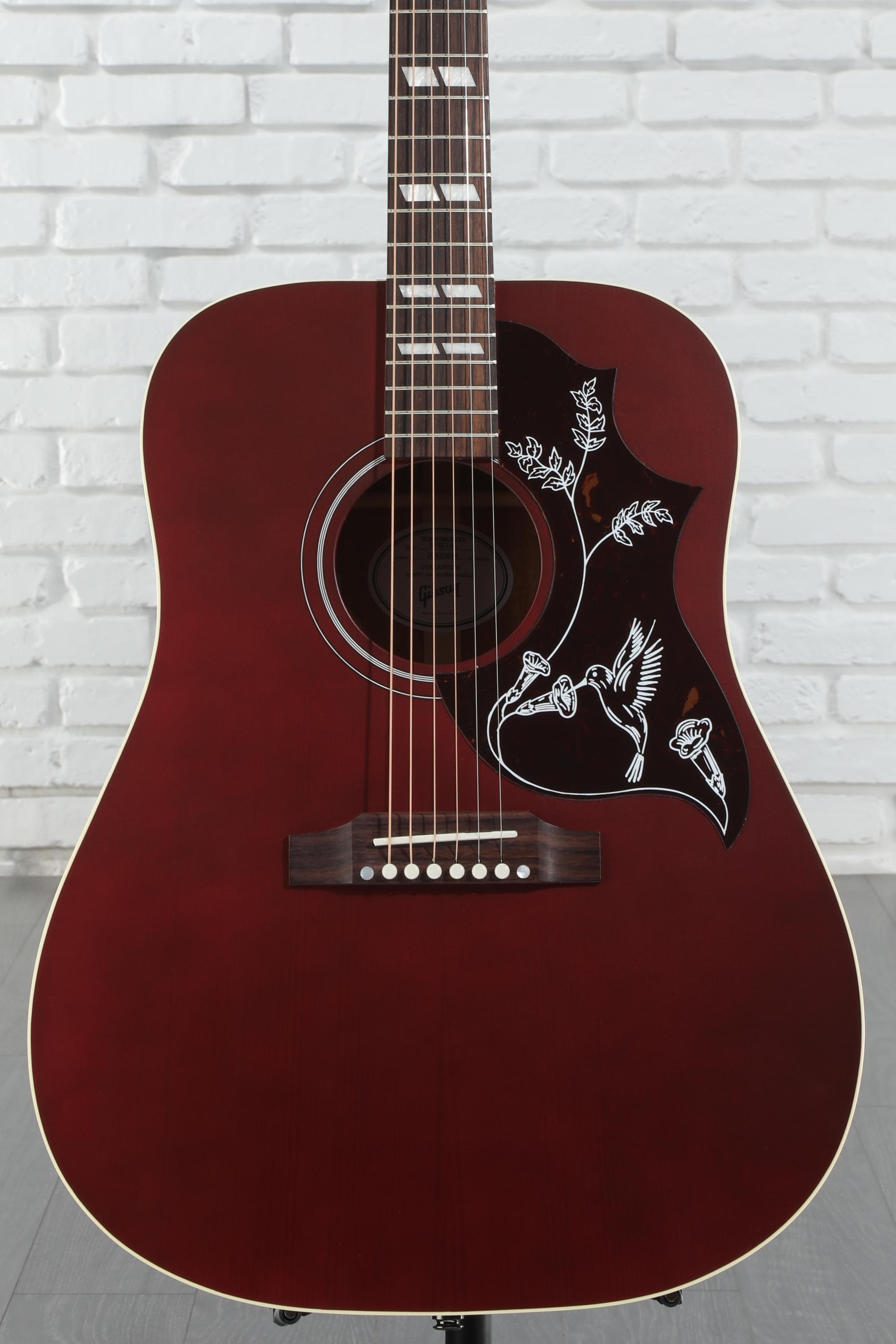 Gibson Acoustic Hummingbird Special Acoustic-electric Guitar - Wine Red