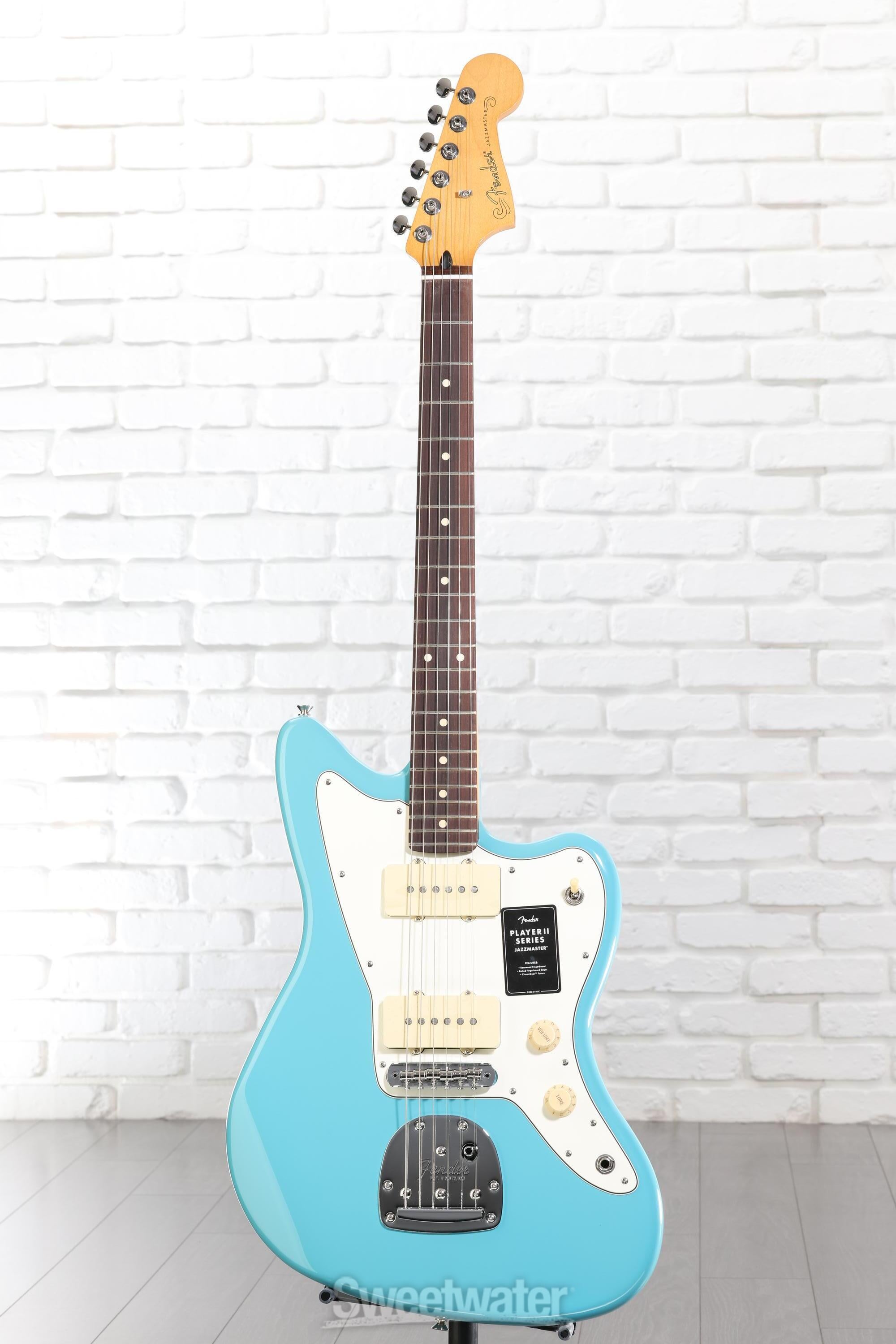 Fender Player II Jazzmaster Electric Guitar - Aquatone Blue