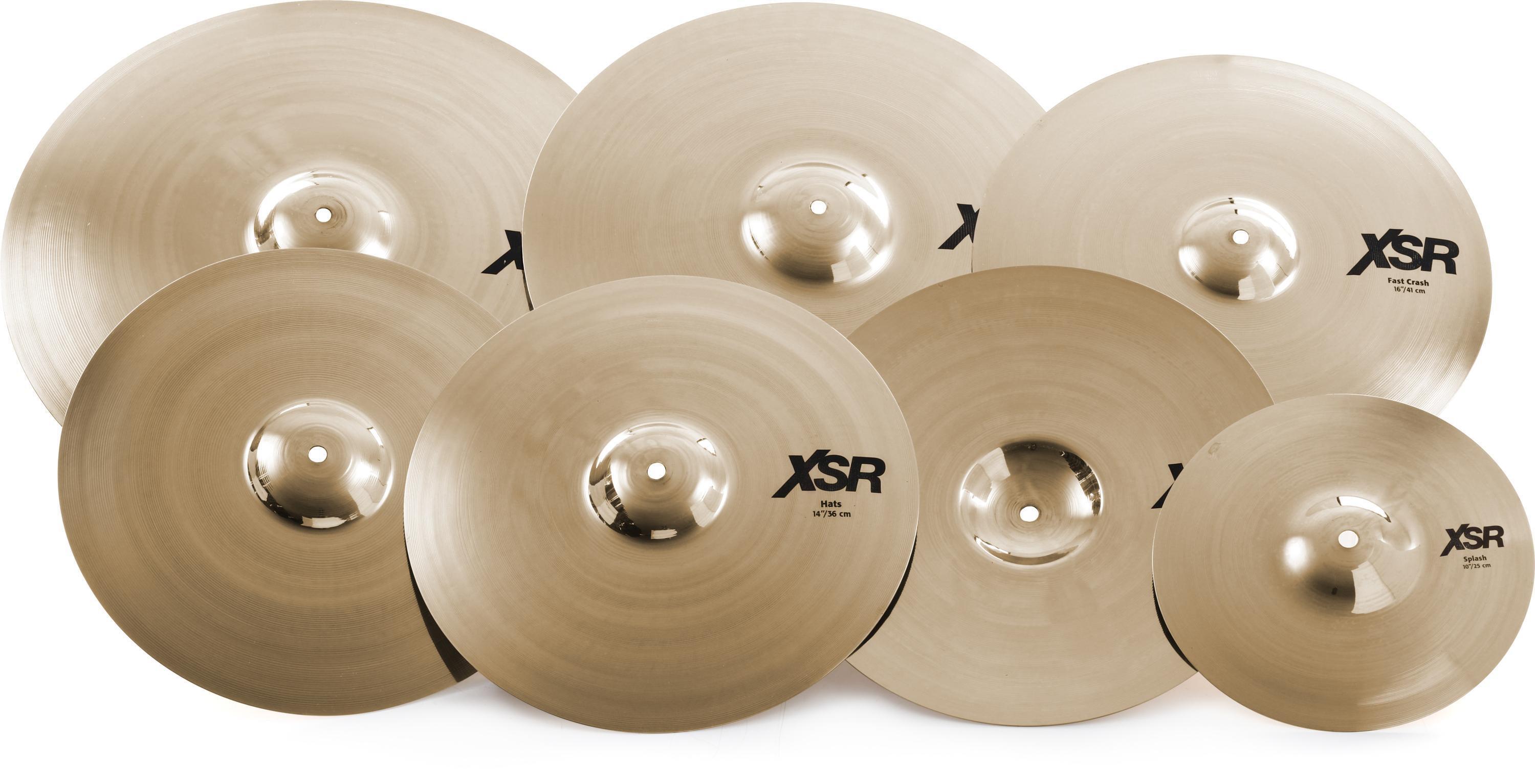 Set　14/14/16/20　Sabian　with　Free　10/18　inch　XSR　Super　inch　Cymbal　Sweetwater