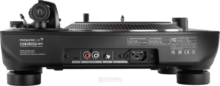 Reloop RP-7 Professional 7-inch Turntable System | Sweetwater