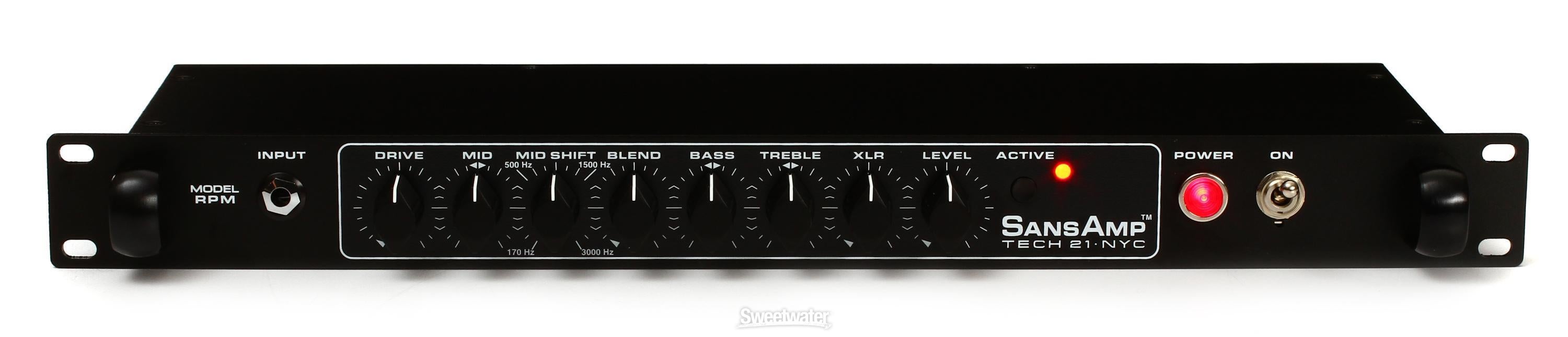 美品！Tech21 SANSAMP RBI Amazon.com: Tech 21 RBI SansAmp RBI - 1U Rackmount Bass