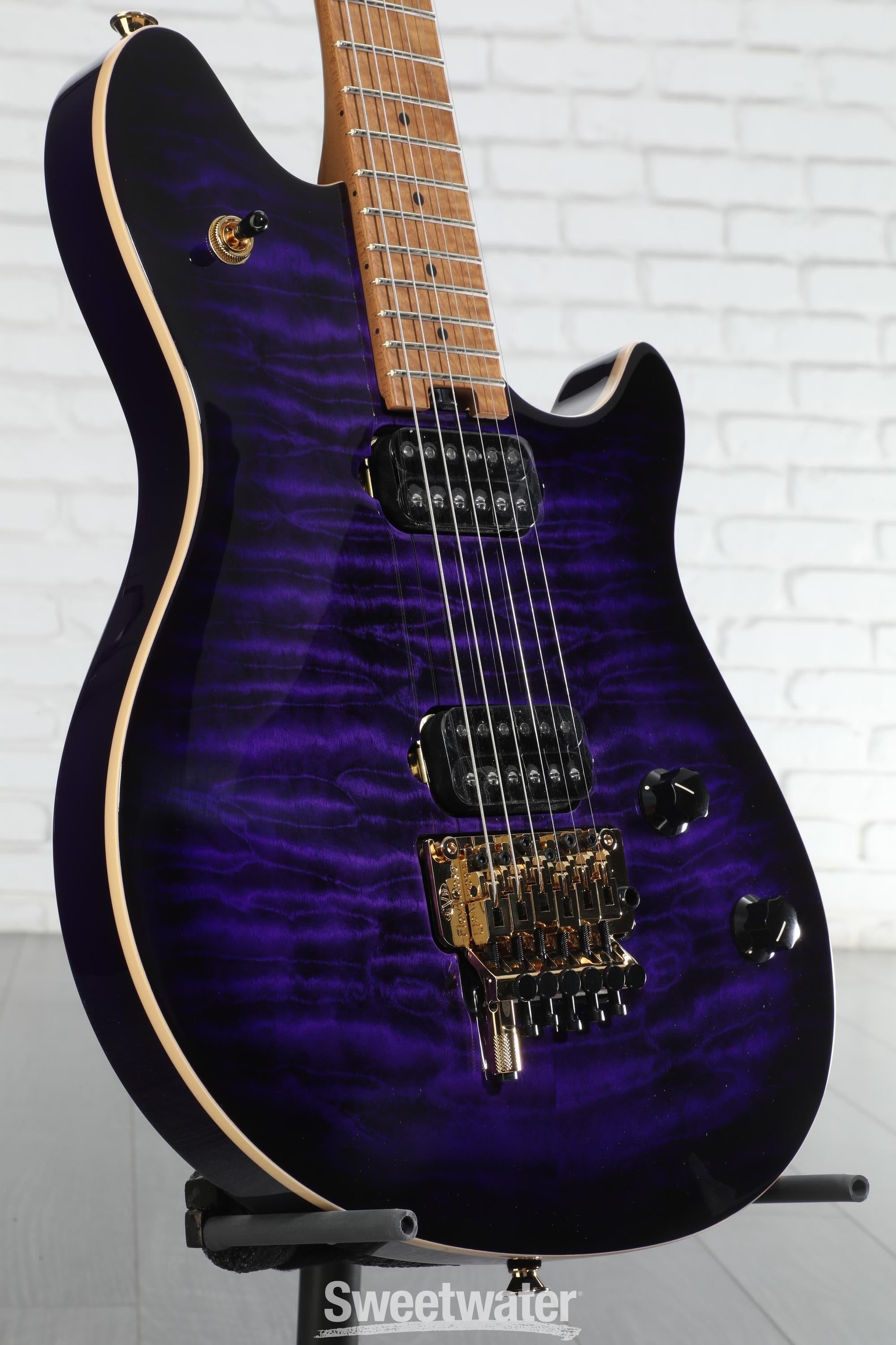 EVH Wolfgang Special QM Electric Guitar - Purple Burst | Sweetwater