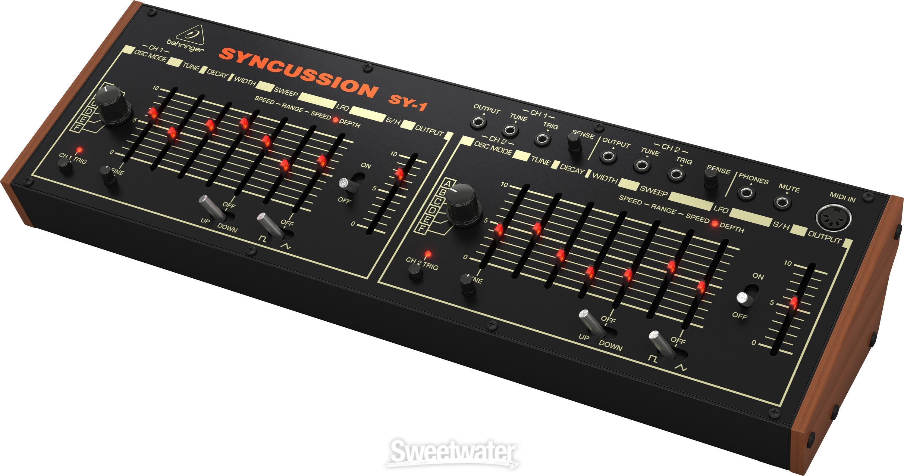 2025激安通販 SY-1 Syncussion Behringer Dual-channel Percussion Analog 鍵盤楽器