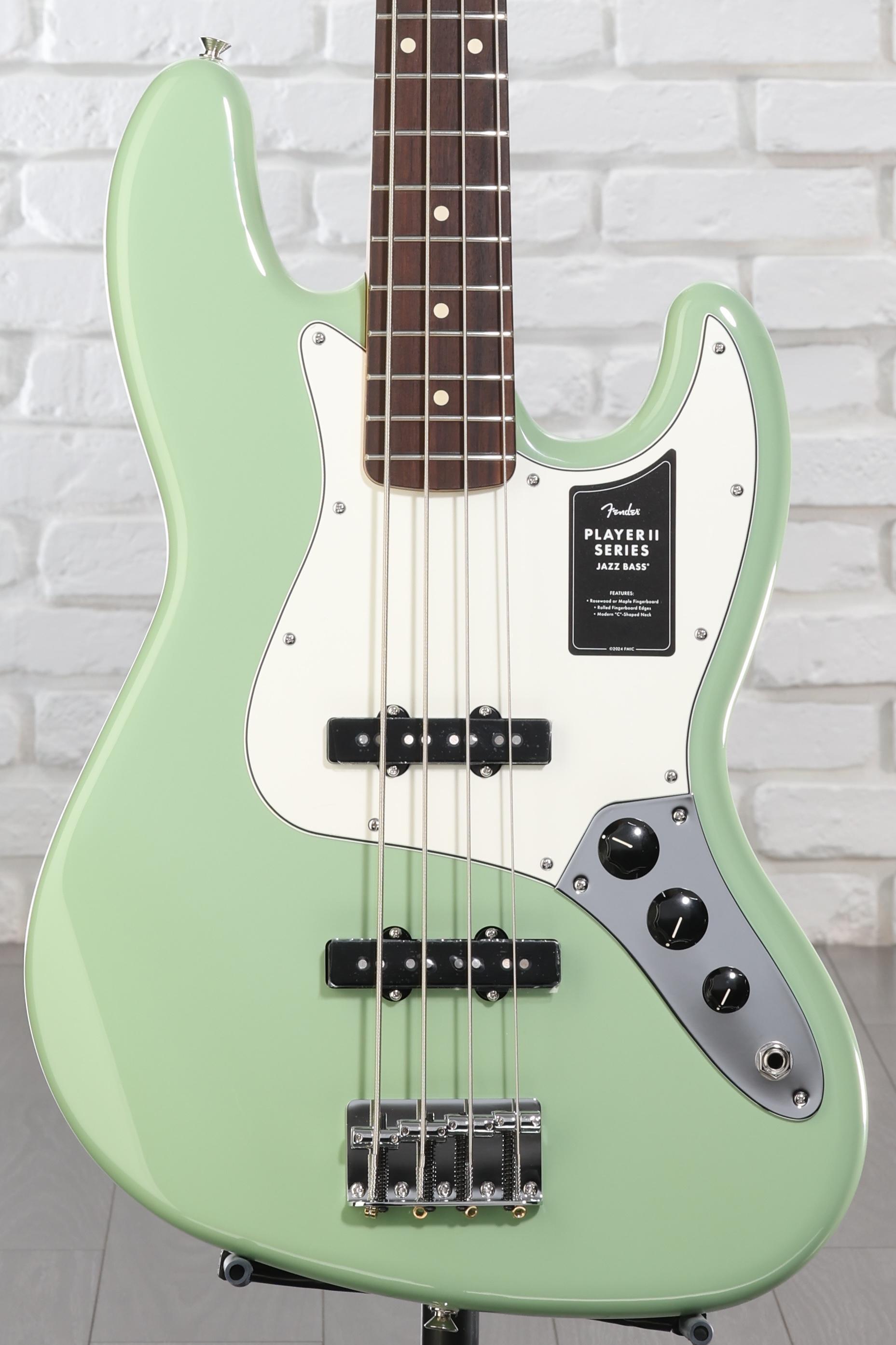 フェンダー　Player II Jazz Bass Fender Player II Jazz Bass - Birch Green with Rosewood Fingerboard