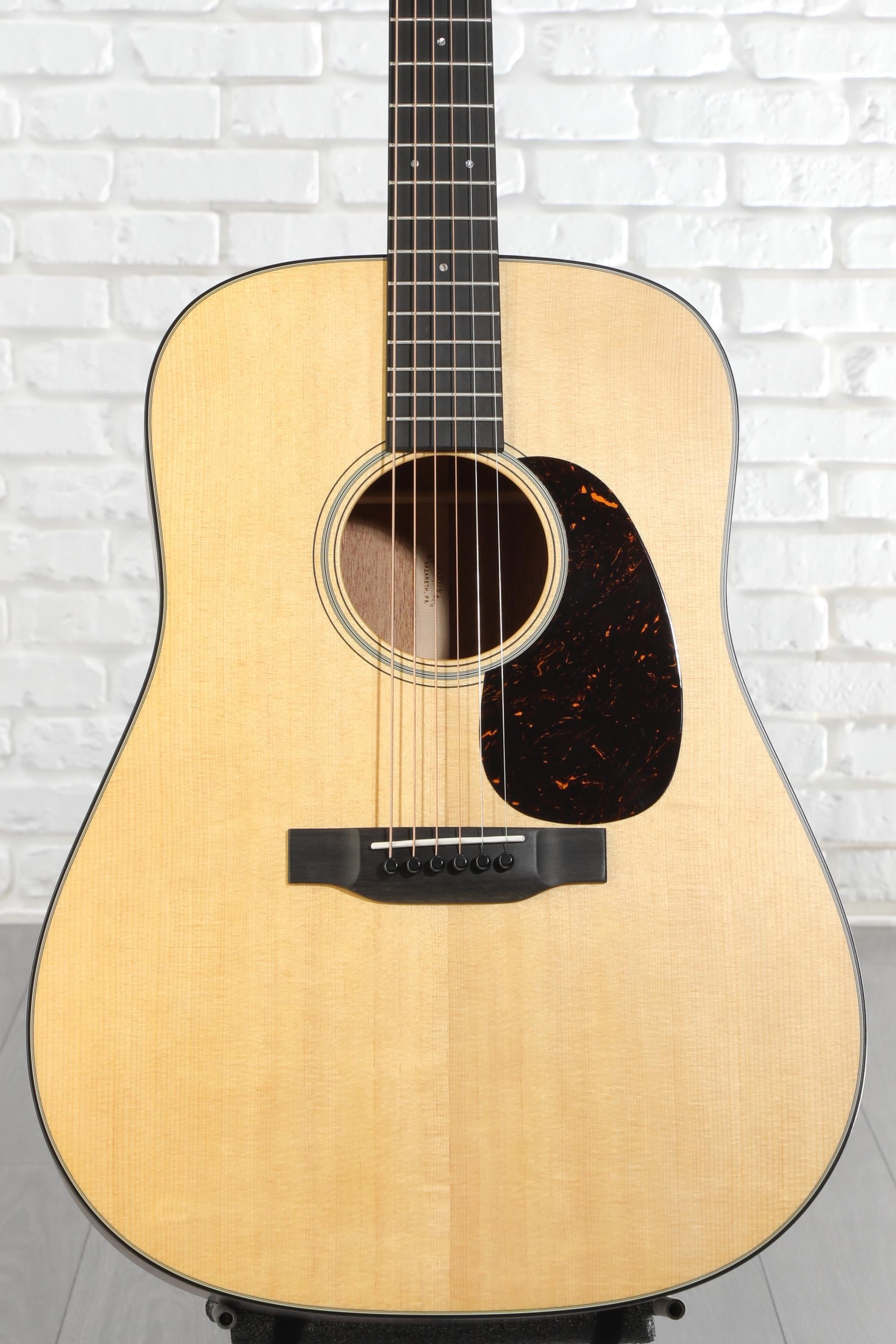 Martin D-18 Satin Standard Series Acoustic Guitar - Satin Natural