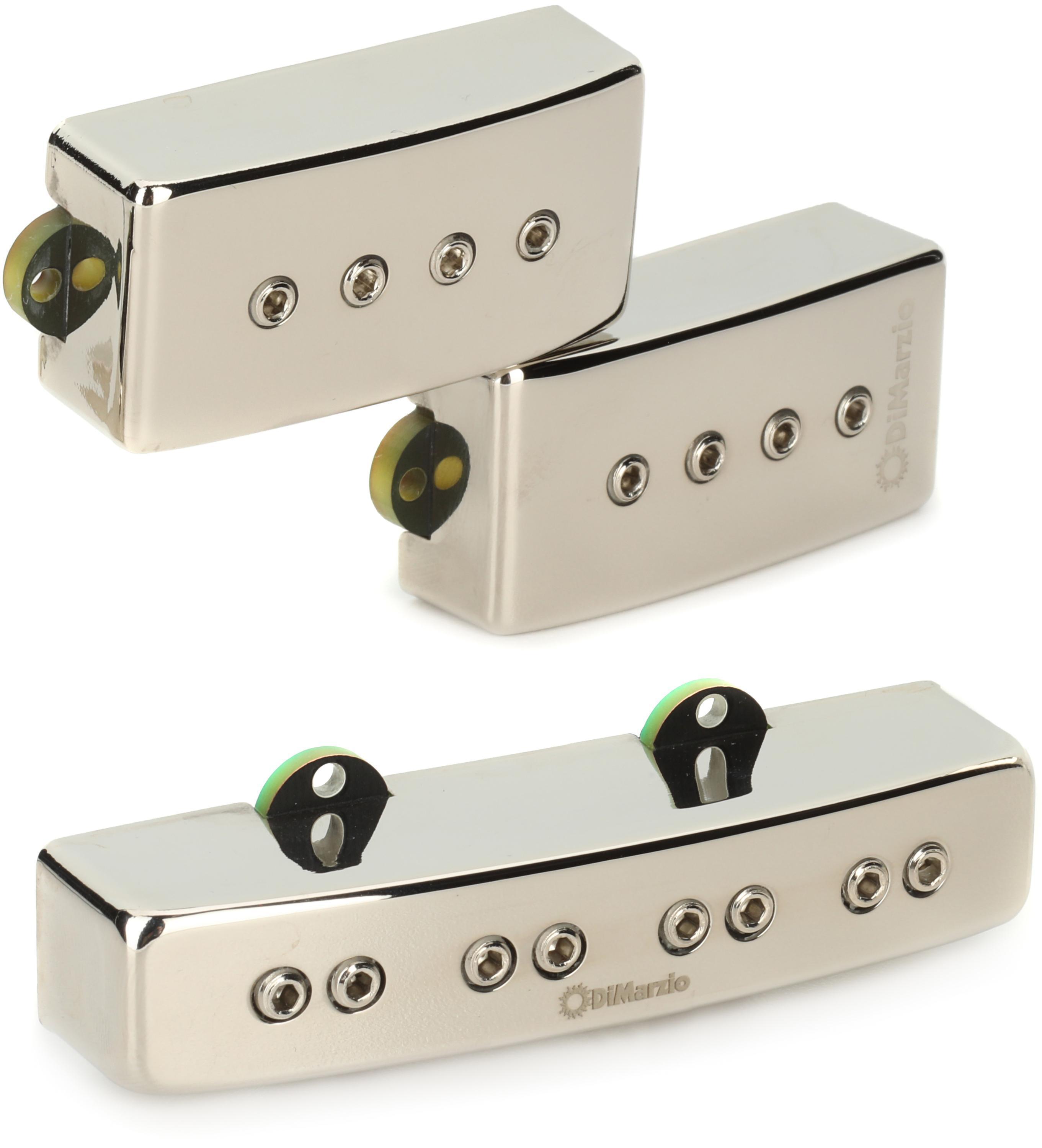 DiMarzio Relentless PJ Pair Bass Pickup Set - Nickel Cover