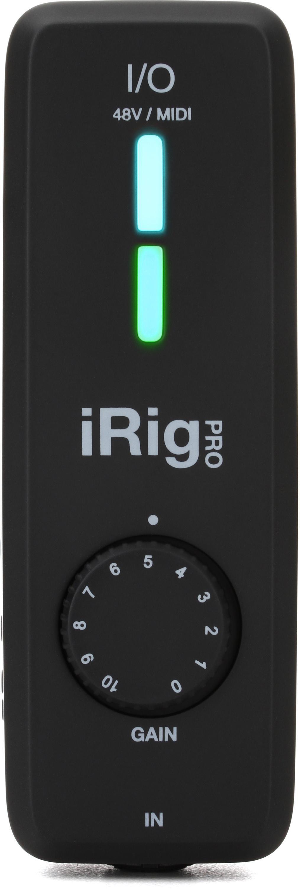 IK Multimedia iRig Pro I/O USB Audio Interface for iOS, Android, Mac, and PC