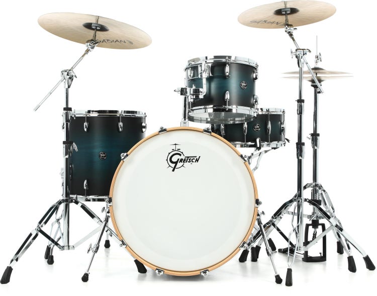 Gretsch Brooklyn 4pc Micro Drum Set Blue Burst Pearl