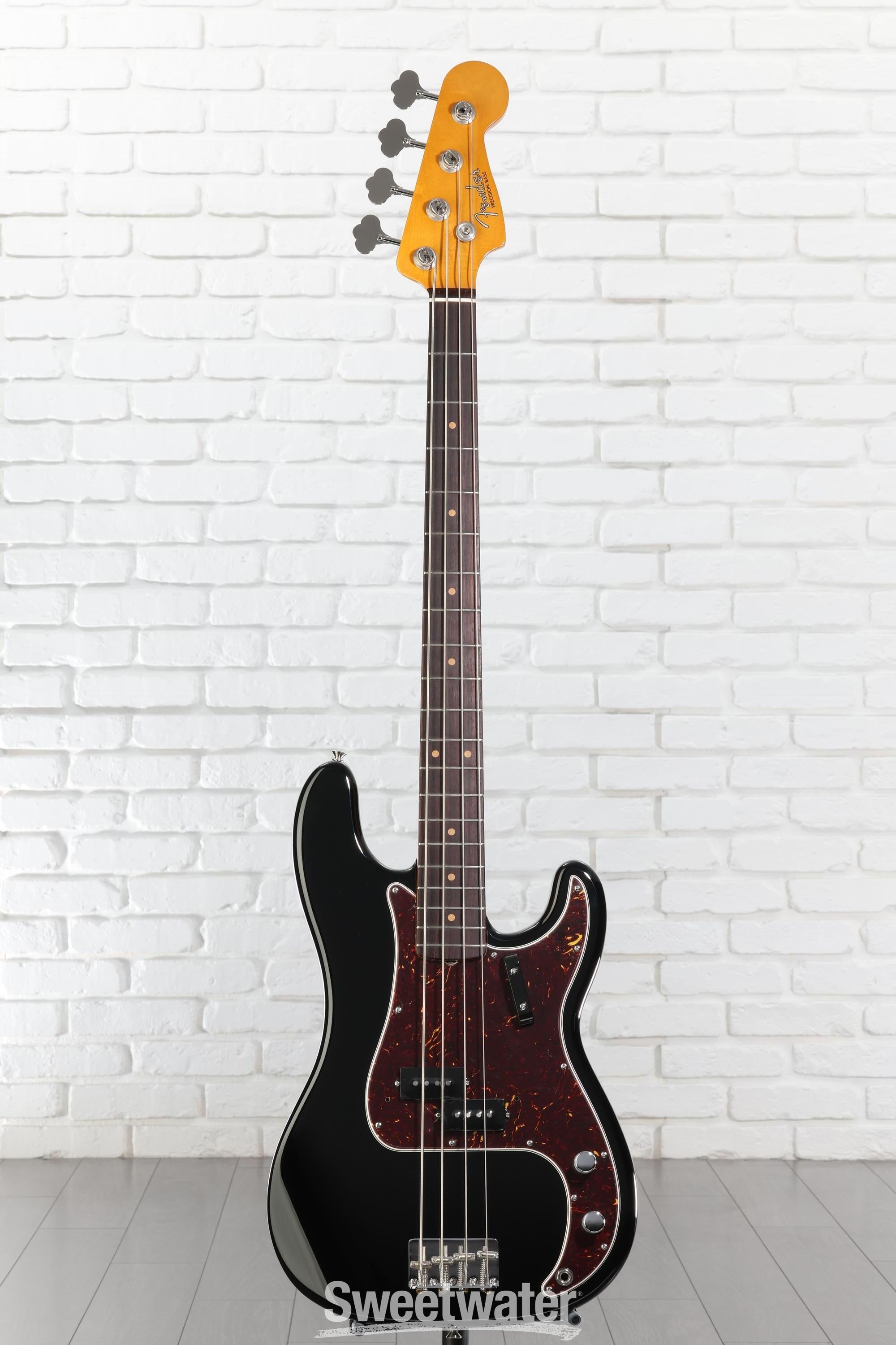Fender American Vintage II 1960 Precision Bass - Black | Sweetwater
