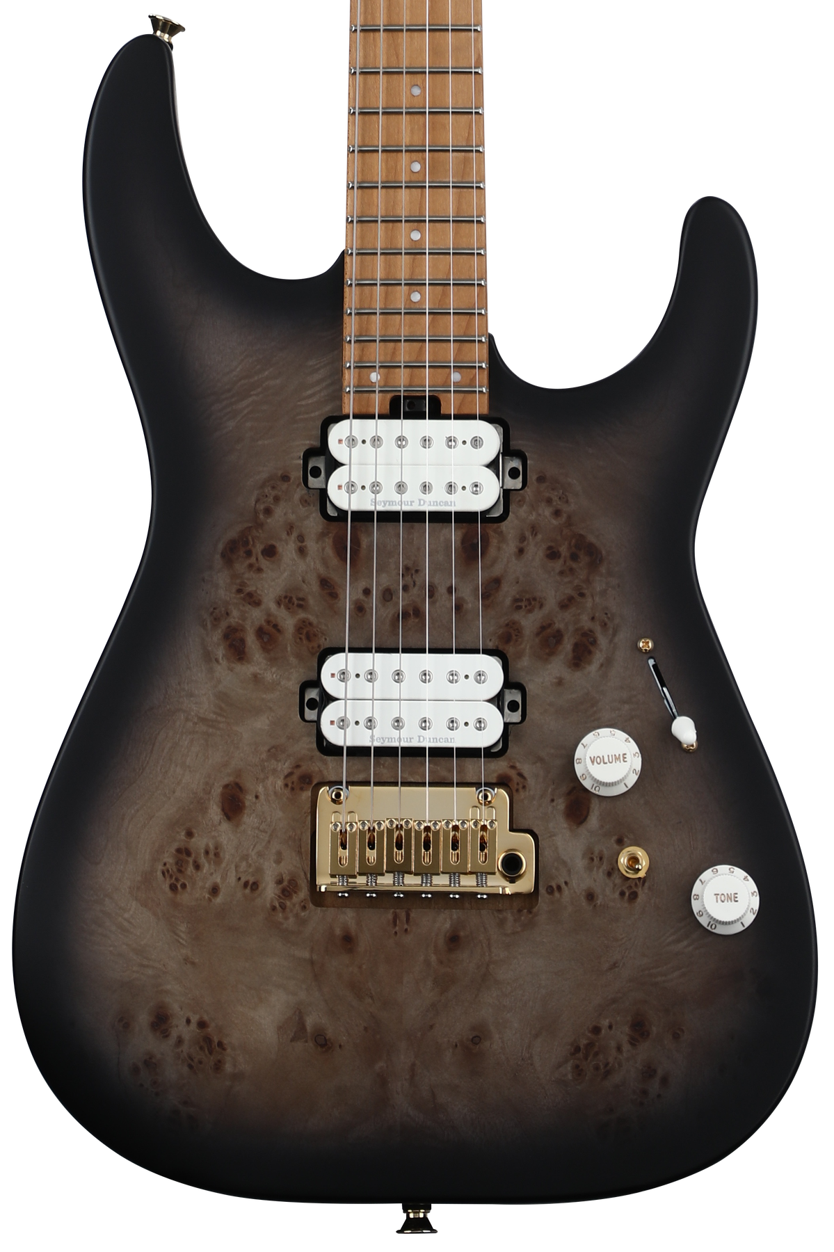 Charvel Pro-Mod DK24 HH 2PT Electric Guitar - Trans Black