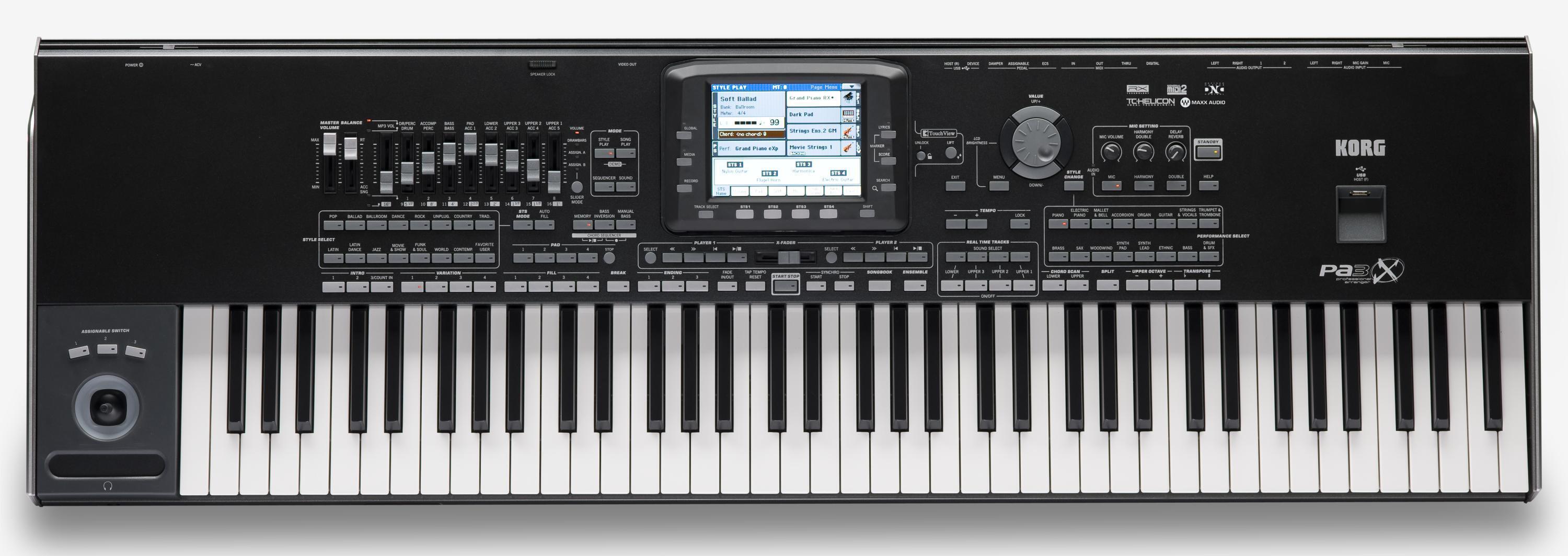 Korg Pa3X76 76-key Professional Arranger | Sweetwater