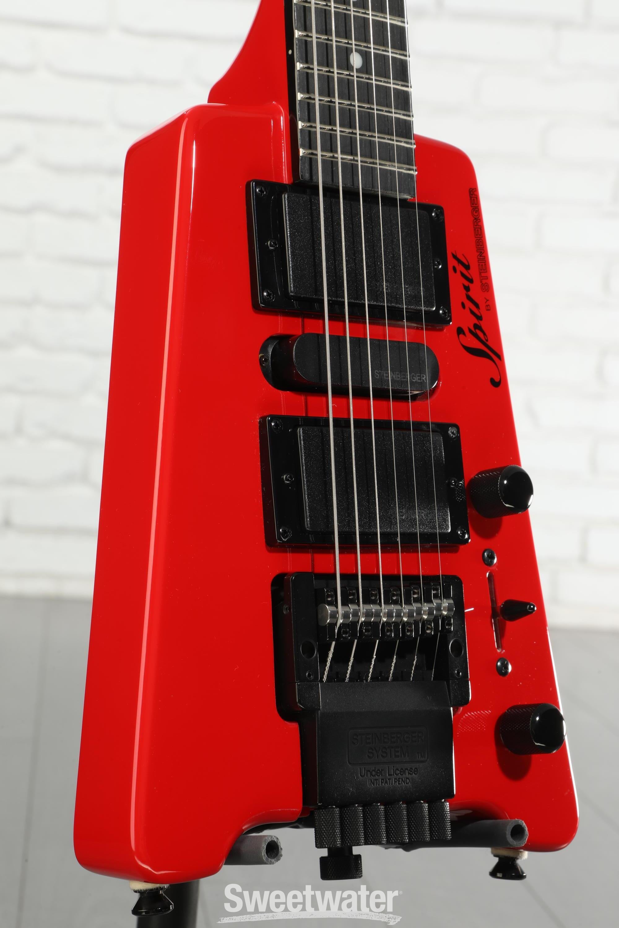 ギター STEINBERGER Spirit Steinberger Spirit GT-PRO Deluxe Electric Guitar - Hot Rod Red