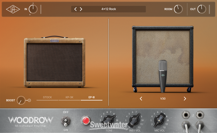 Universal Audio UAD Woodrow '55 Instrument Amplifier Plug-in