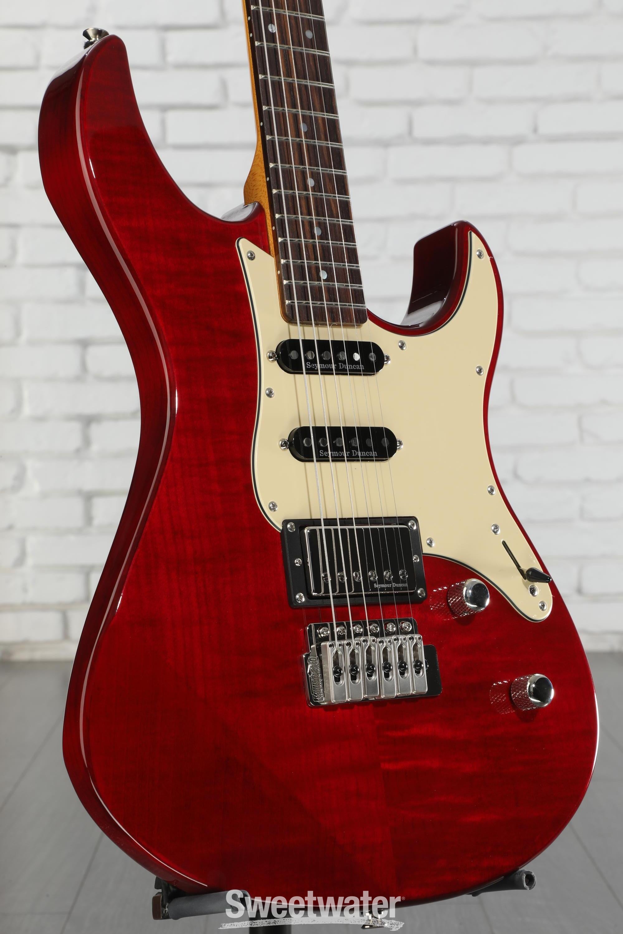 Yamaha PAC612VIIFMX Pacifica Electric Guitar - Fired Red