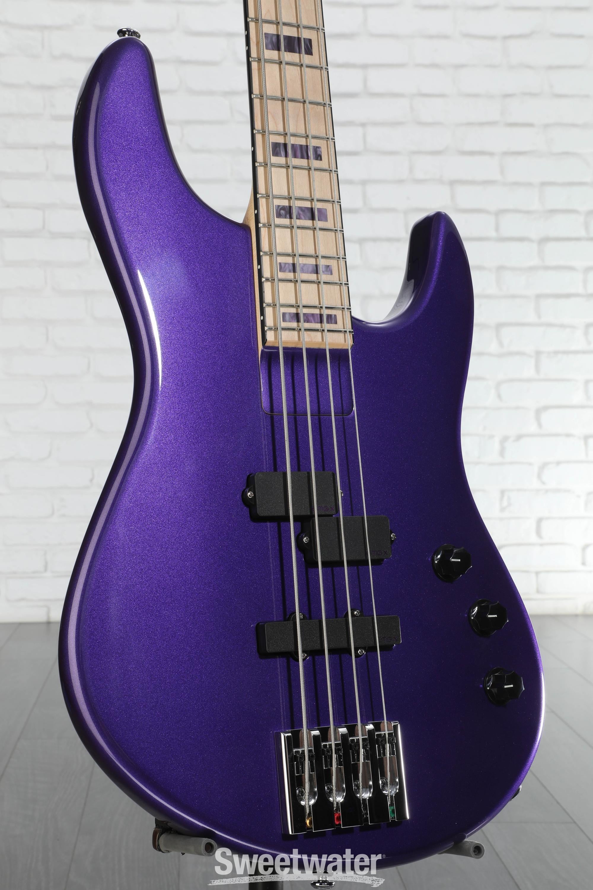 Spector Icon NC-4 Frank Bello Signature Bass Guitar - Tina Rose Metallic Purple