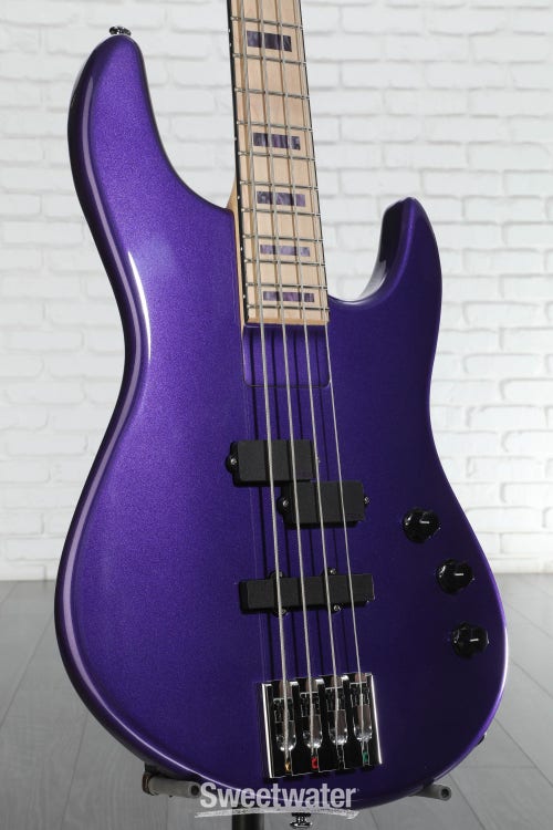 Spector Icon NC-4 Frank Bello Signature Bass Guitar - Tina Rose Metallic Purple