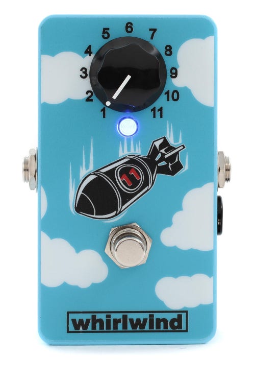 Whirlwind The Bomb 26dB Boost Pedal | Sweetwater